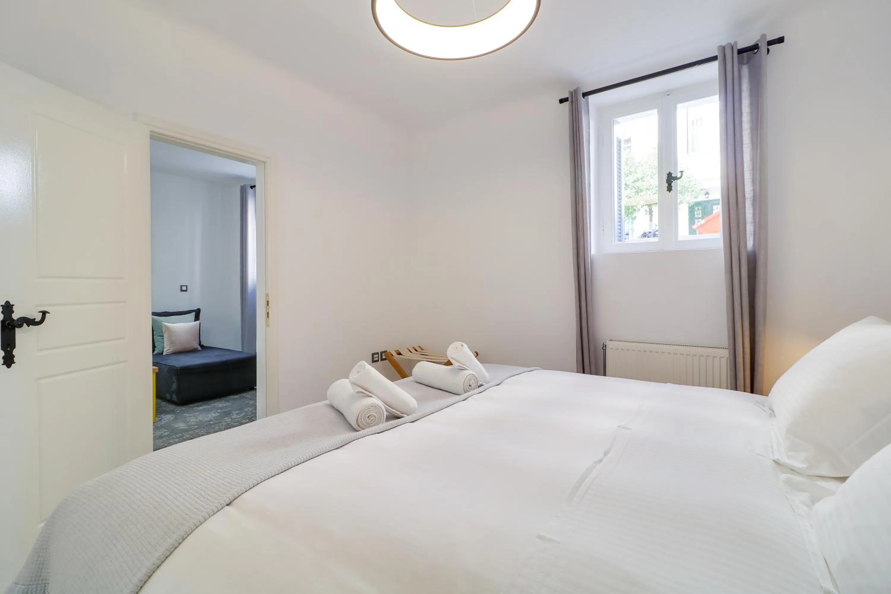 Bedroom, Bed in Athens Residence Apartments