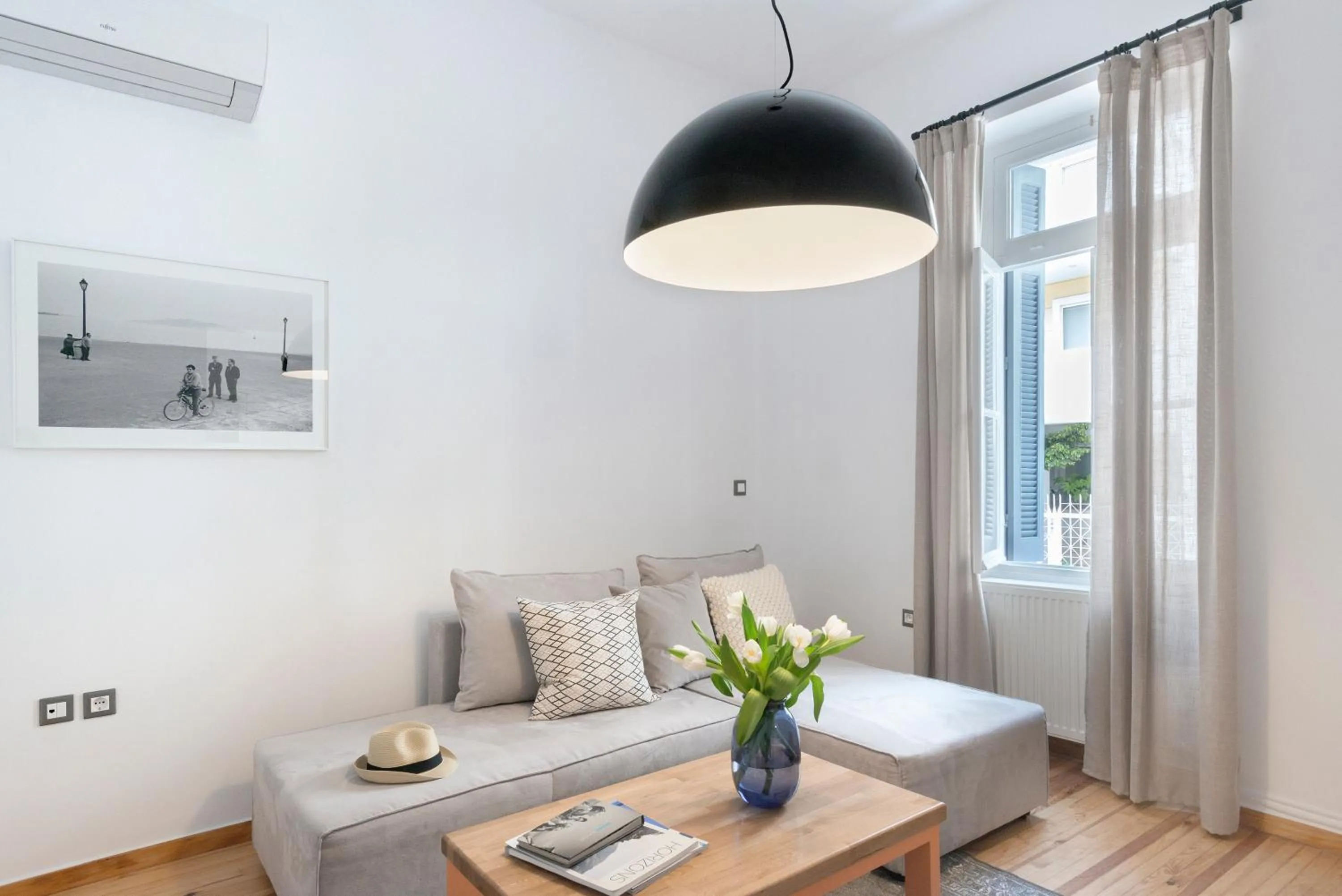 Living room in Athens Residence Apartments