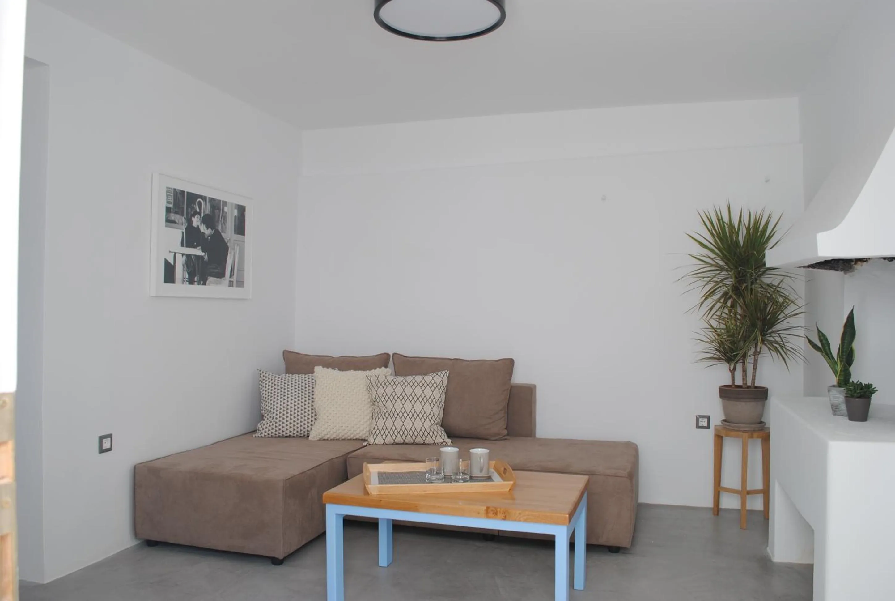 Living room in Athens Residence Apartments