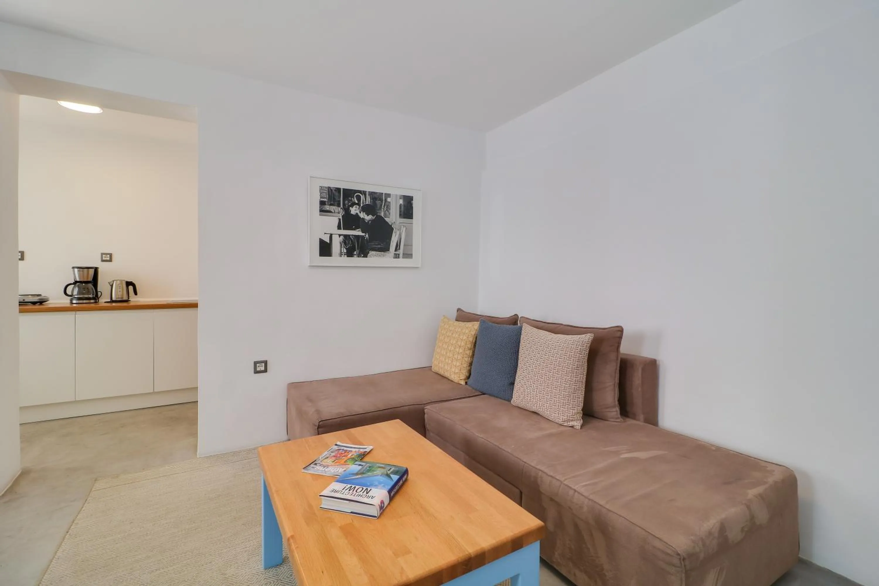 Living room in Athens Residence Apartments