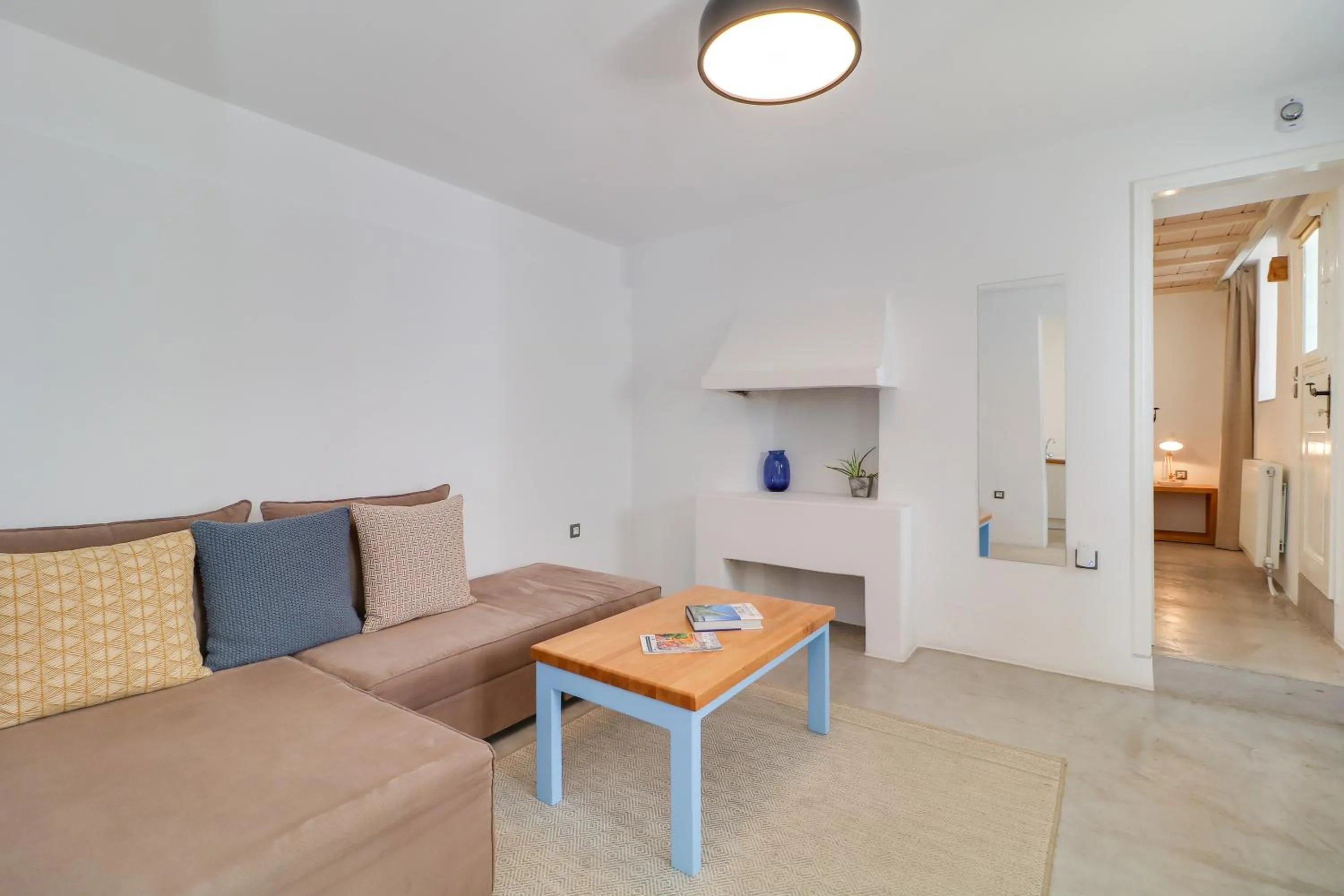 Living room in Athens Residence Apartments