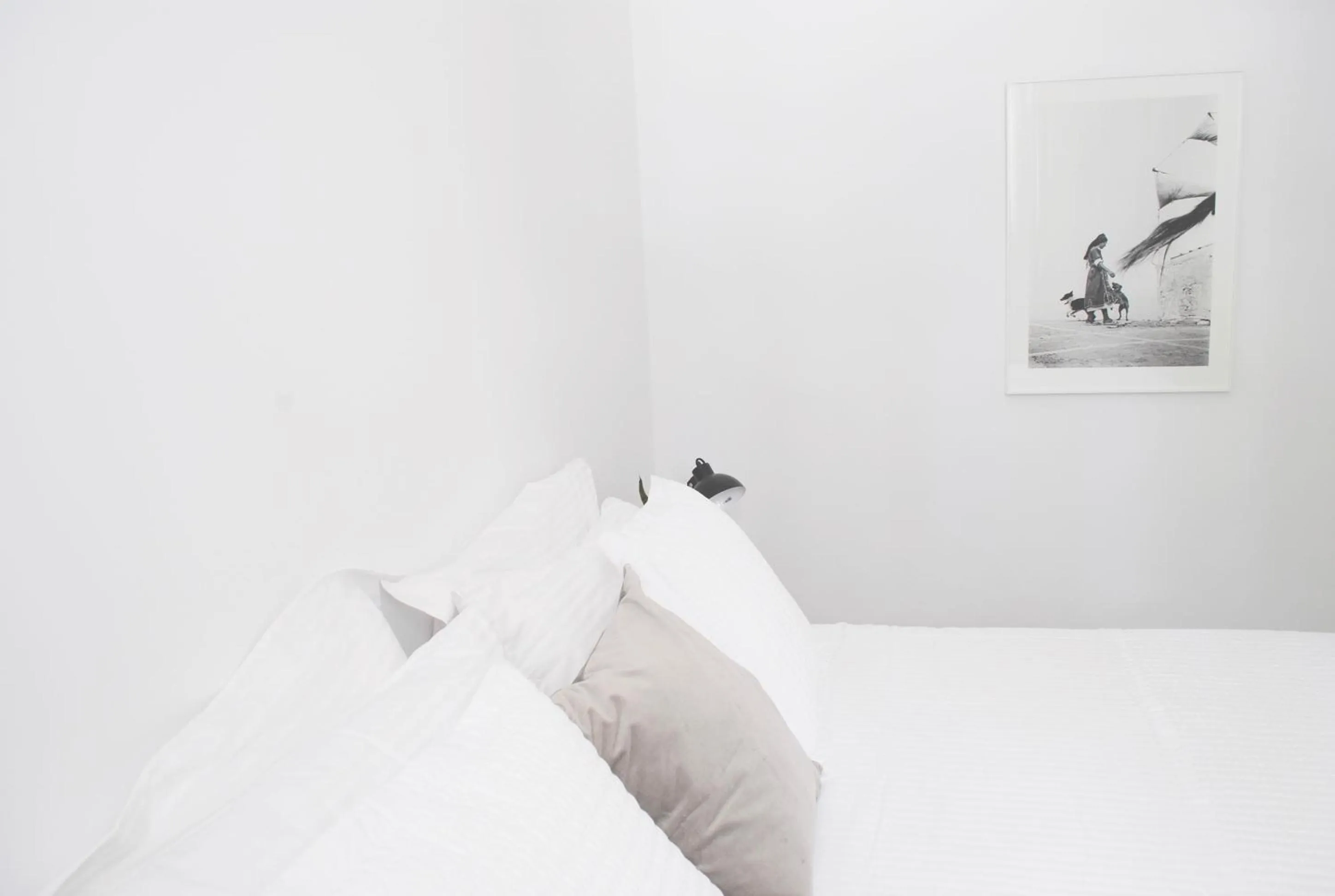 Decorative detail, Bed in Athens Residence Apartments