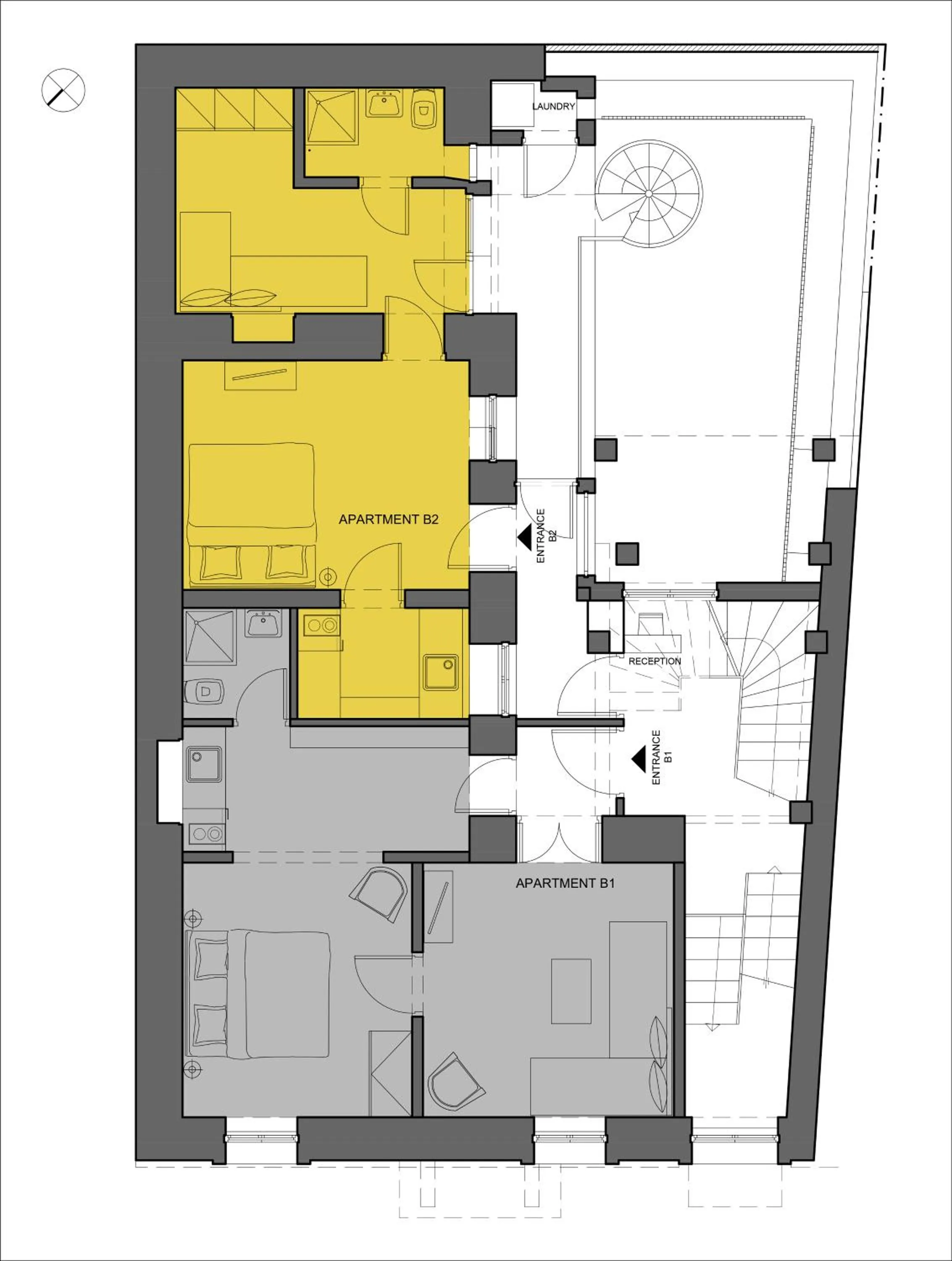 Floor plan in Athens Residence Apartments