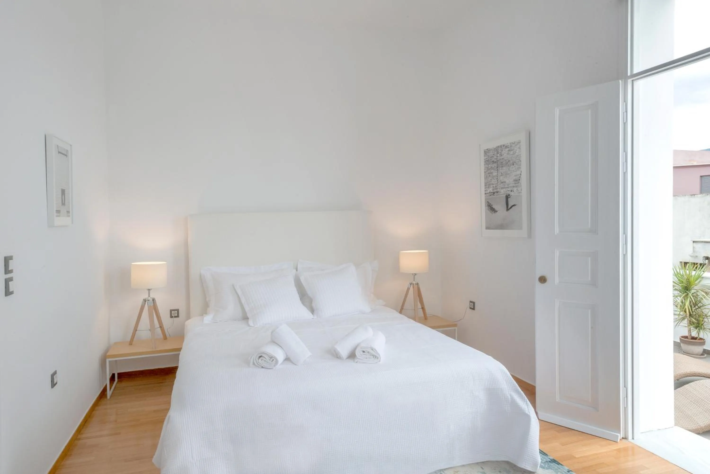 Bedroom, Bed in Athens Residence Apartments