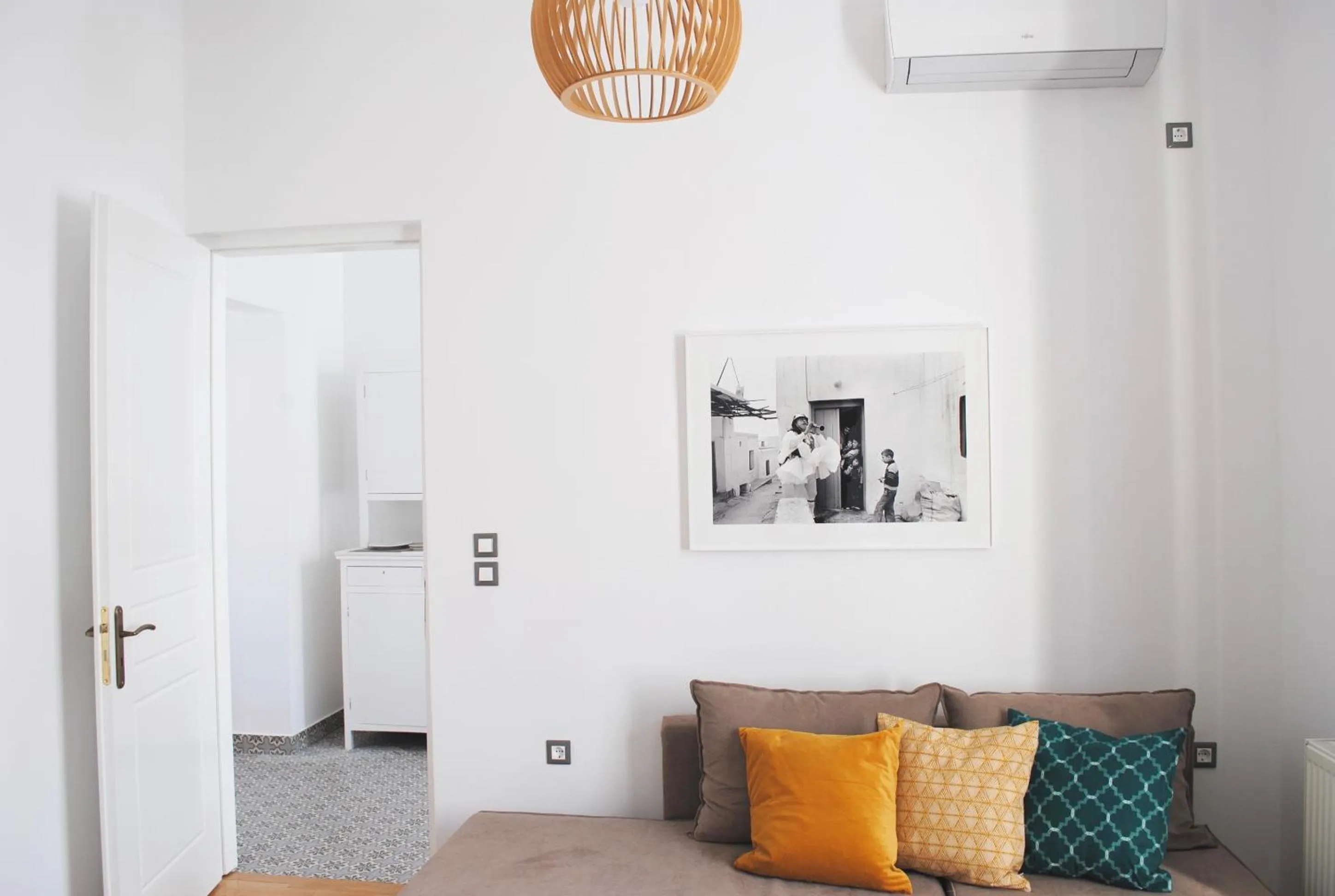 Kitchen or kitchenette in Athens Residence Apartments