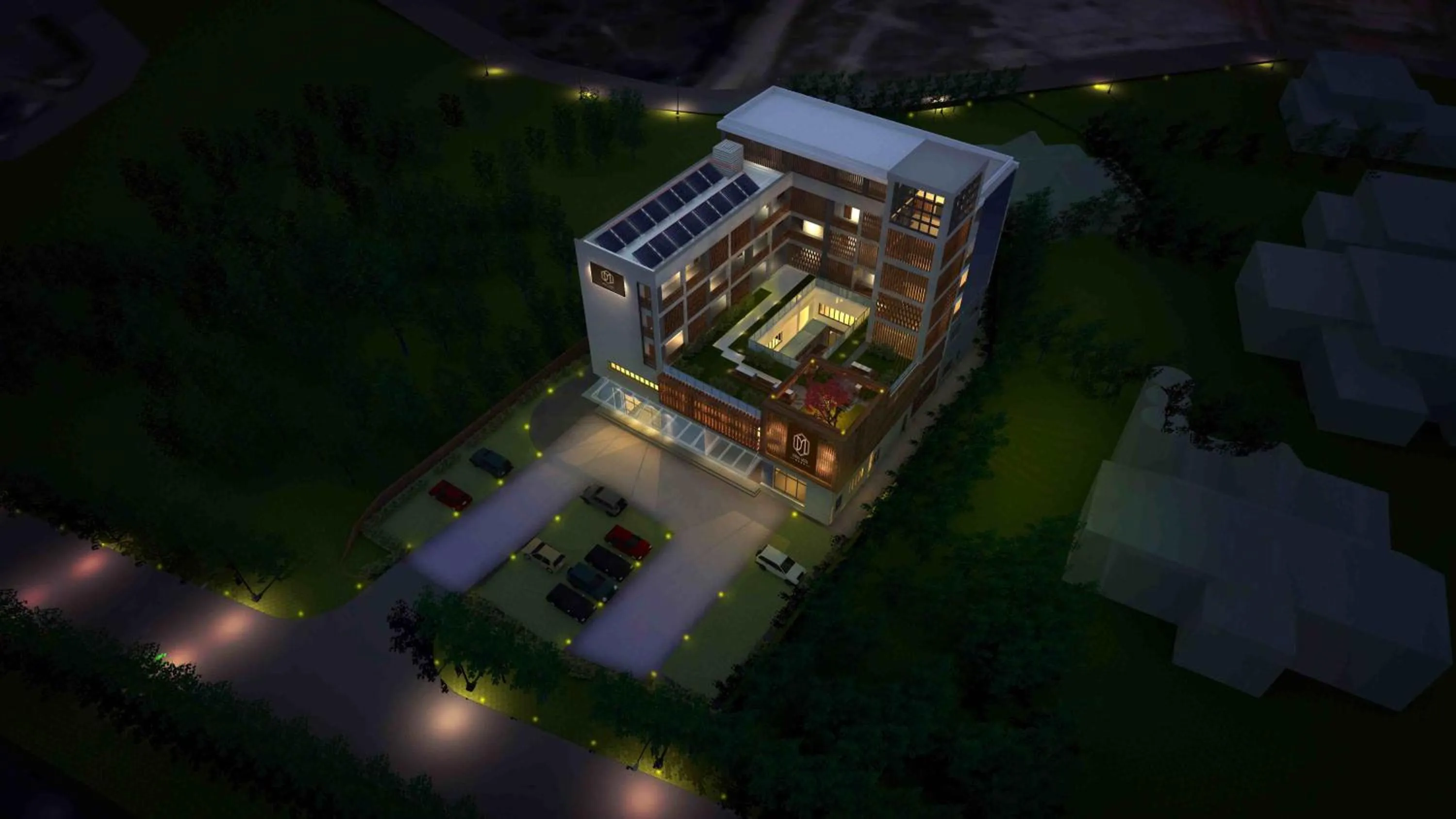 Bird's eye view in Dmall Hotel