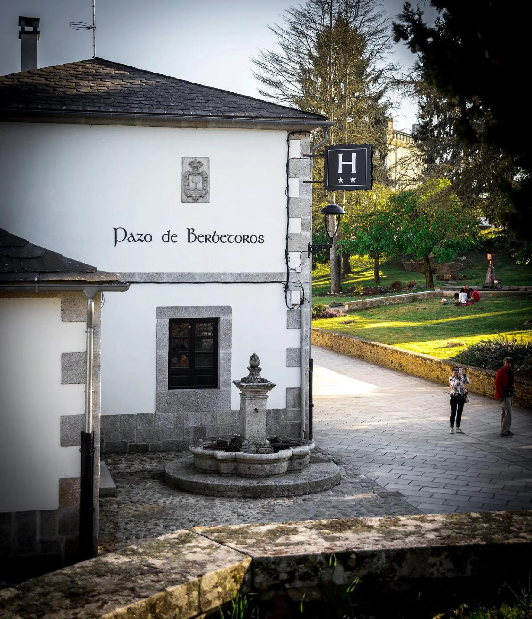 Facade/entrance in Hotel Pazo de Berbetoros