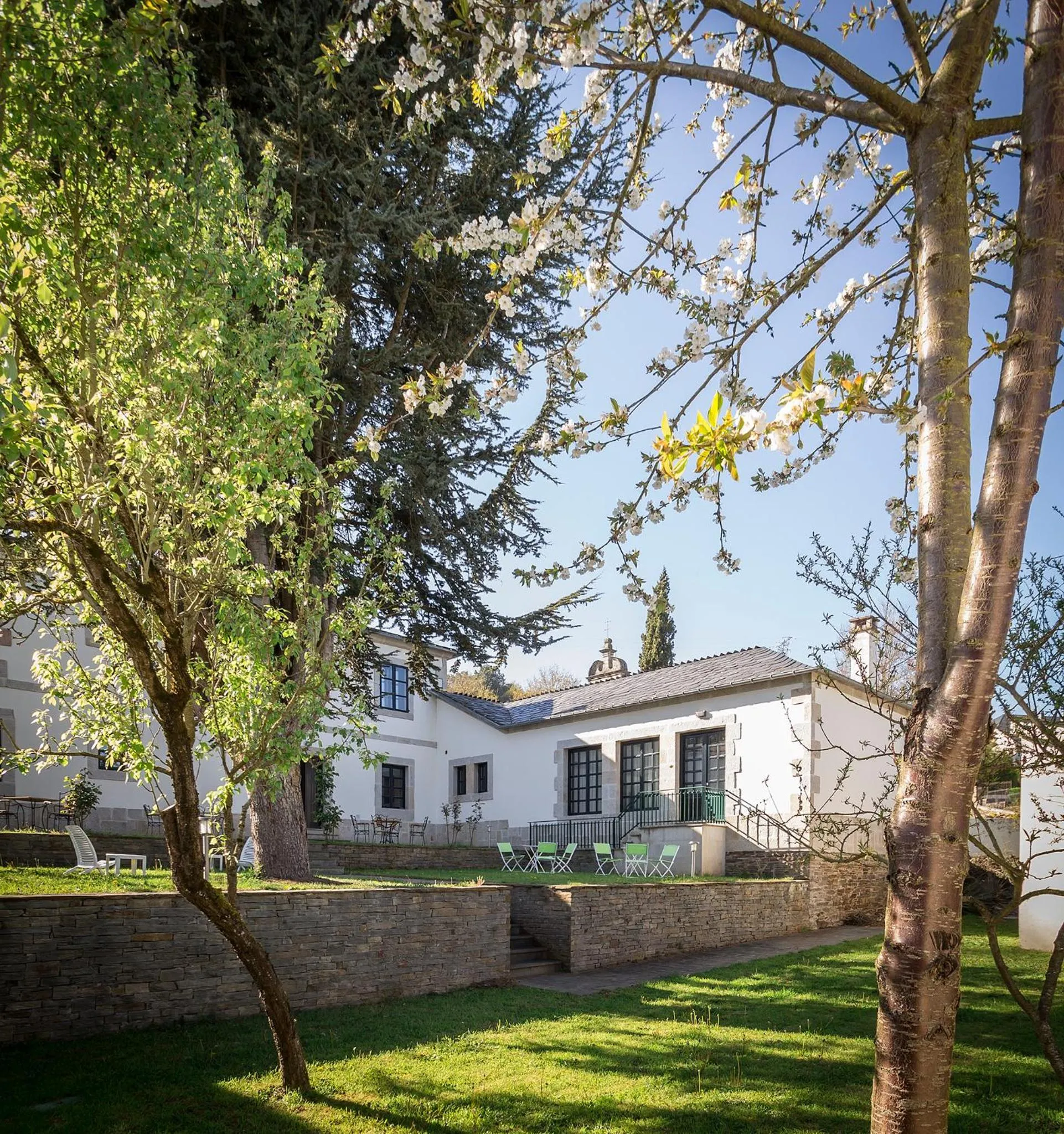 Patio in Hotel Pazo de Berbetoros
