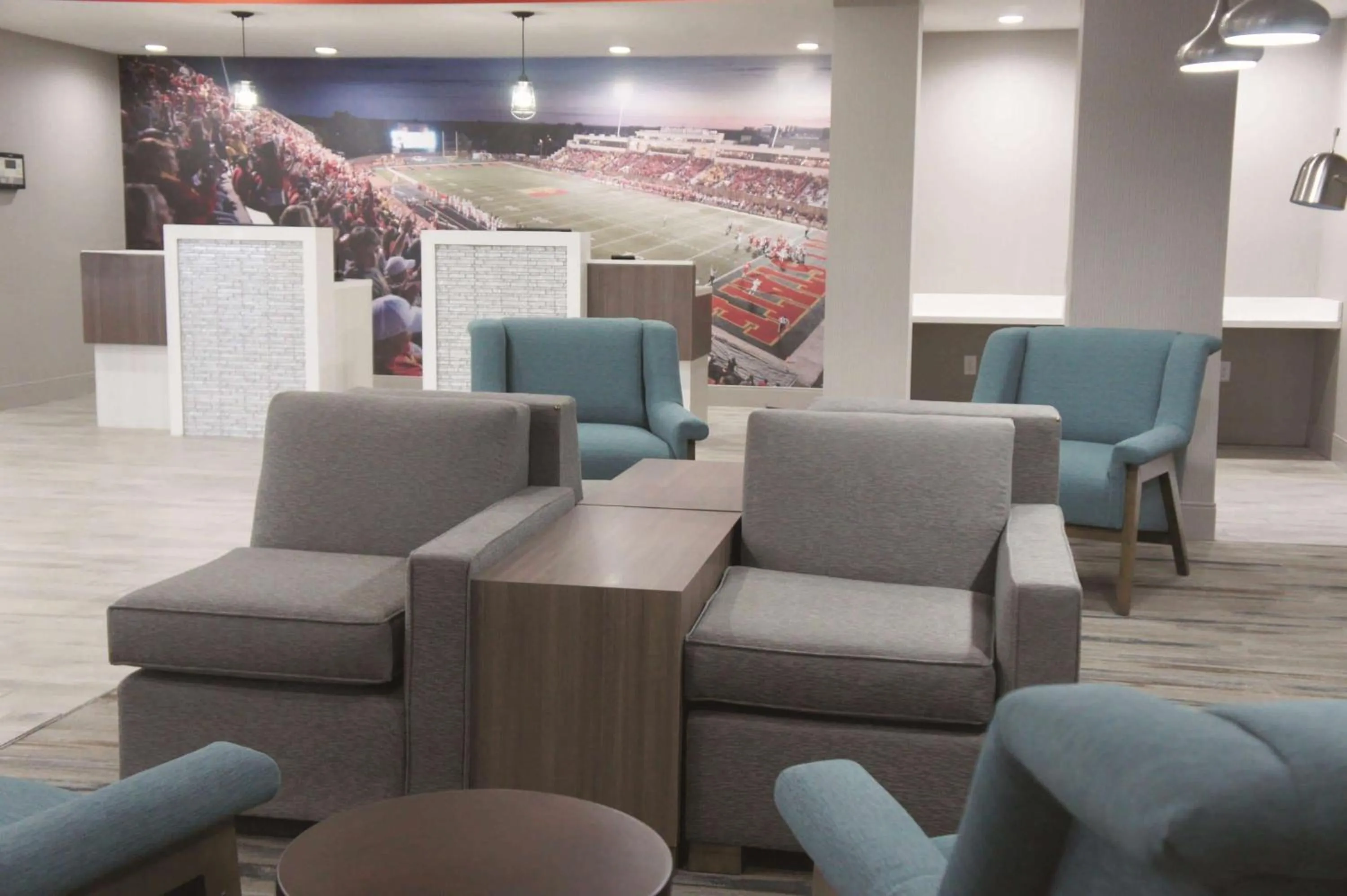 Lobby or reception in La Quinta by Wyndham Pittsburg