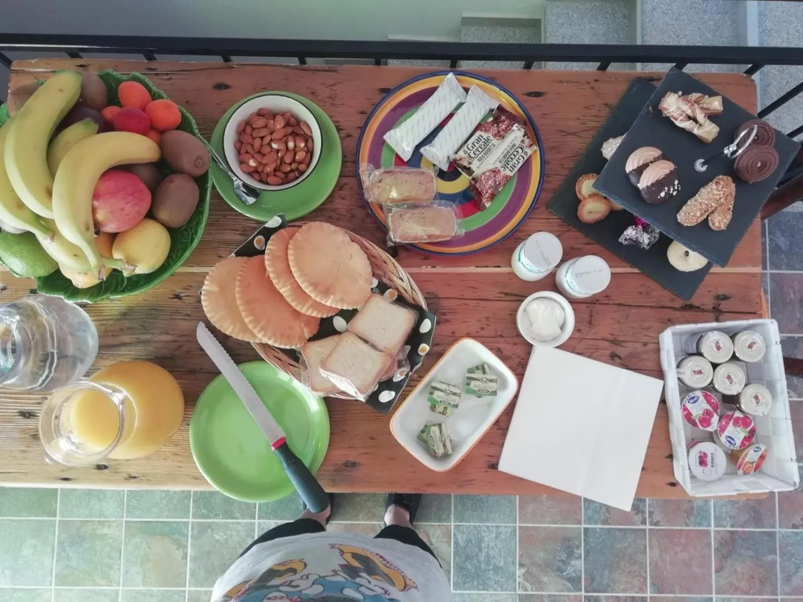 Balcony/Terrace in b&b Franzisca