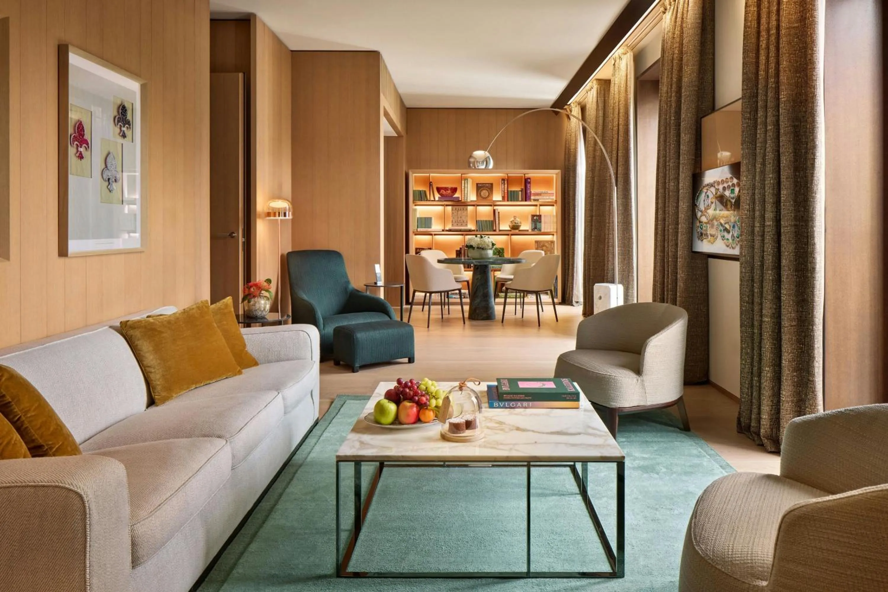 Living room in Bvlgari Hotel Milano