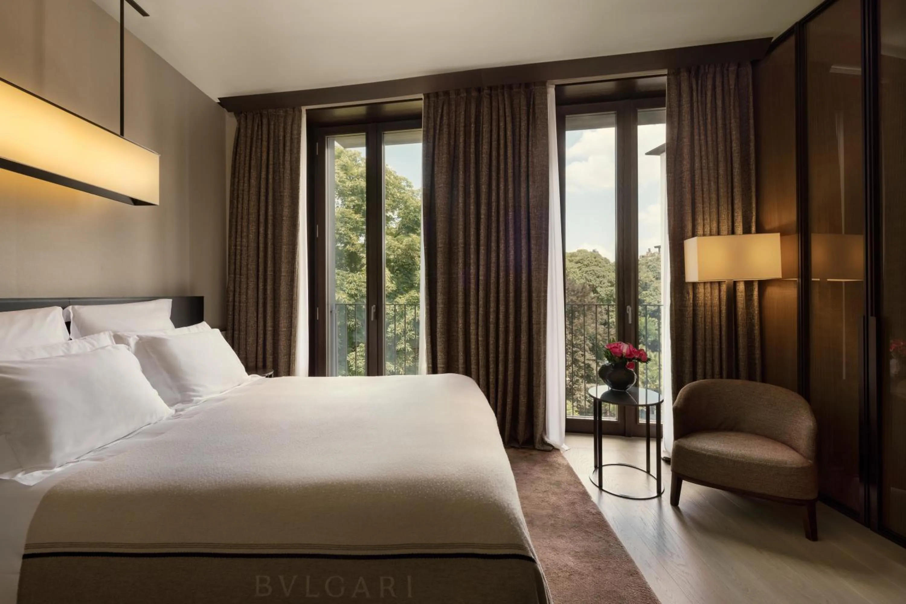 Bedroom, Bed in Bvlgari Hotel Milano