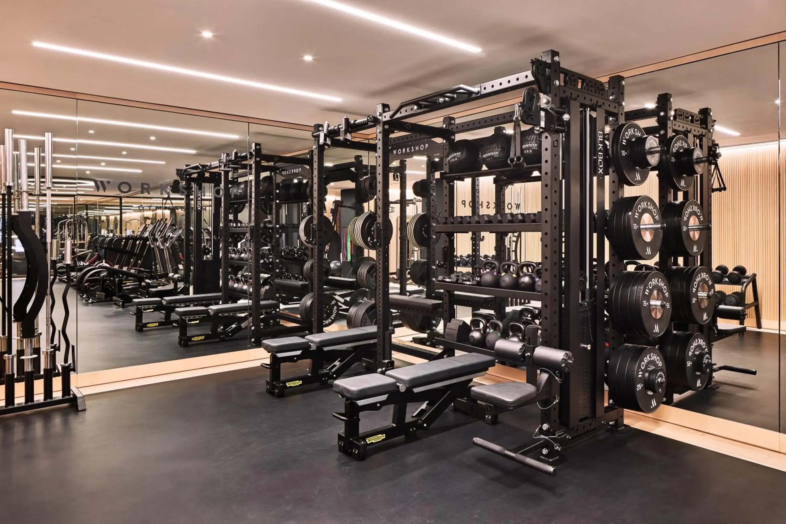 Fitness centre/facilities in Bvlgari Hotel Milano Fitness centre/facilities in Bvlgari Hotel Milano