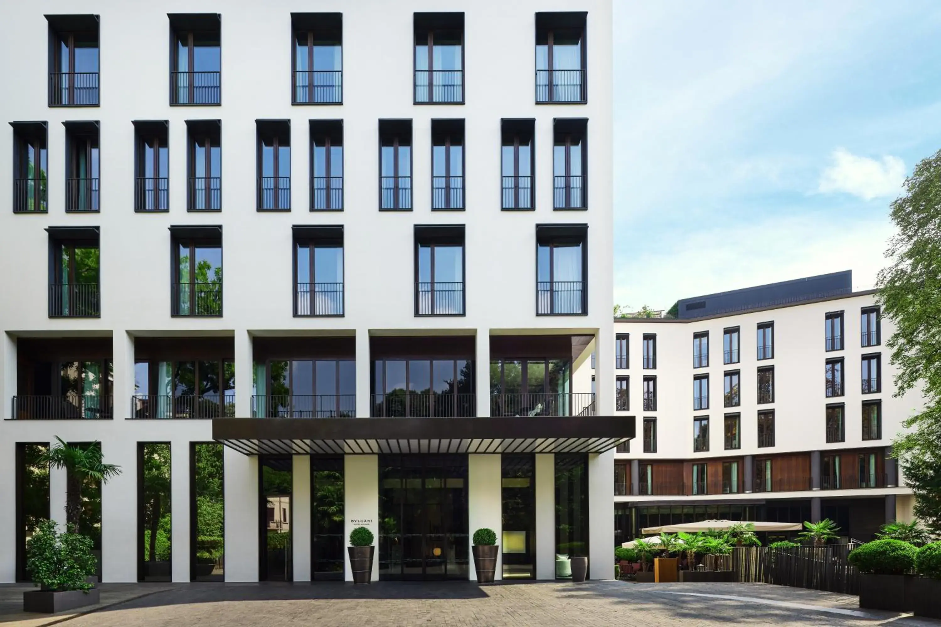 Property building in Bvlgari Hotel Milano Property building in Bvlgari Hotel Milano