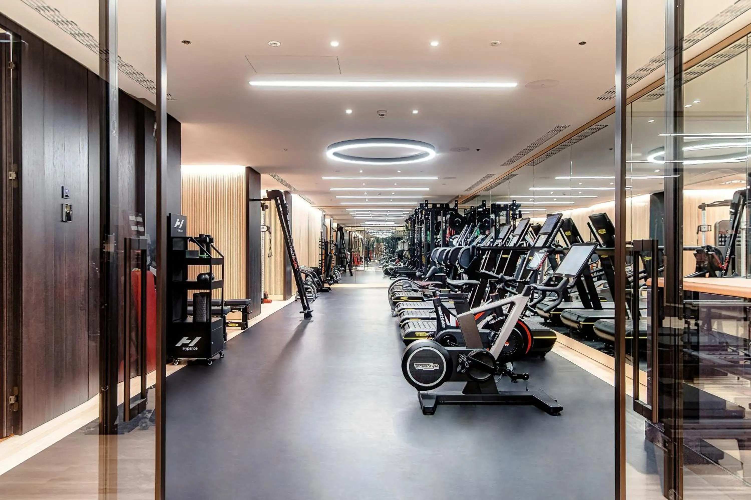 Fitness centre/facilities in Bvlgari Hotel Milano