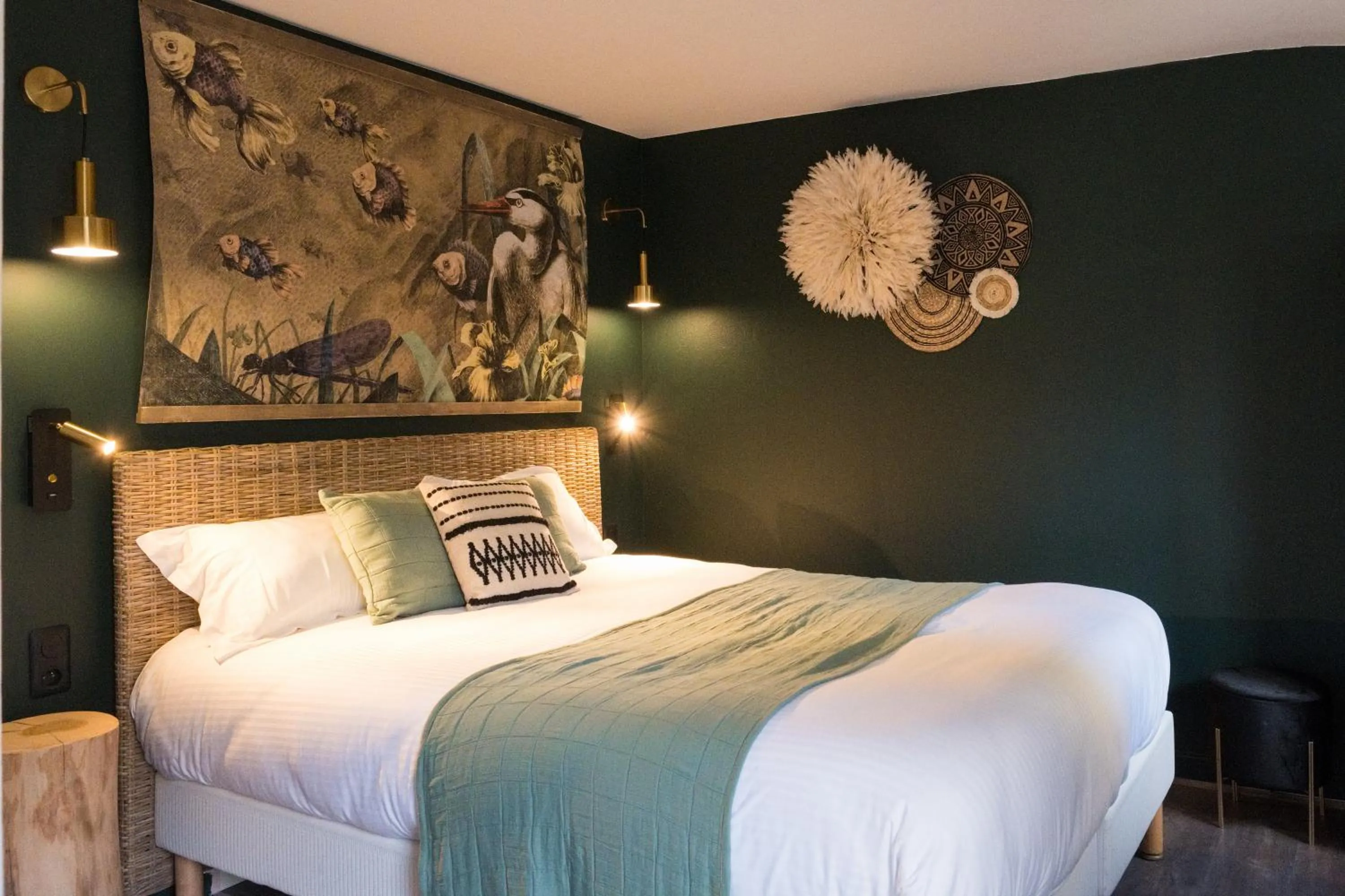 Bed in Hôtel Le Patio - Deauville