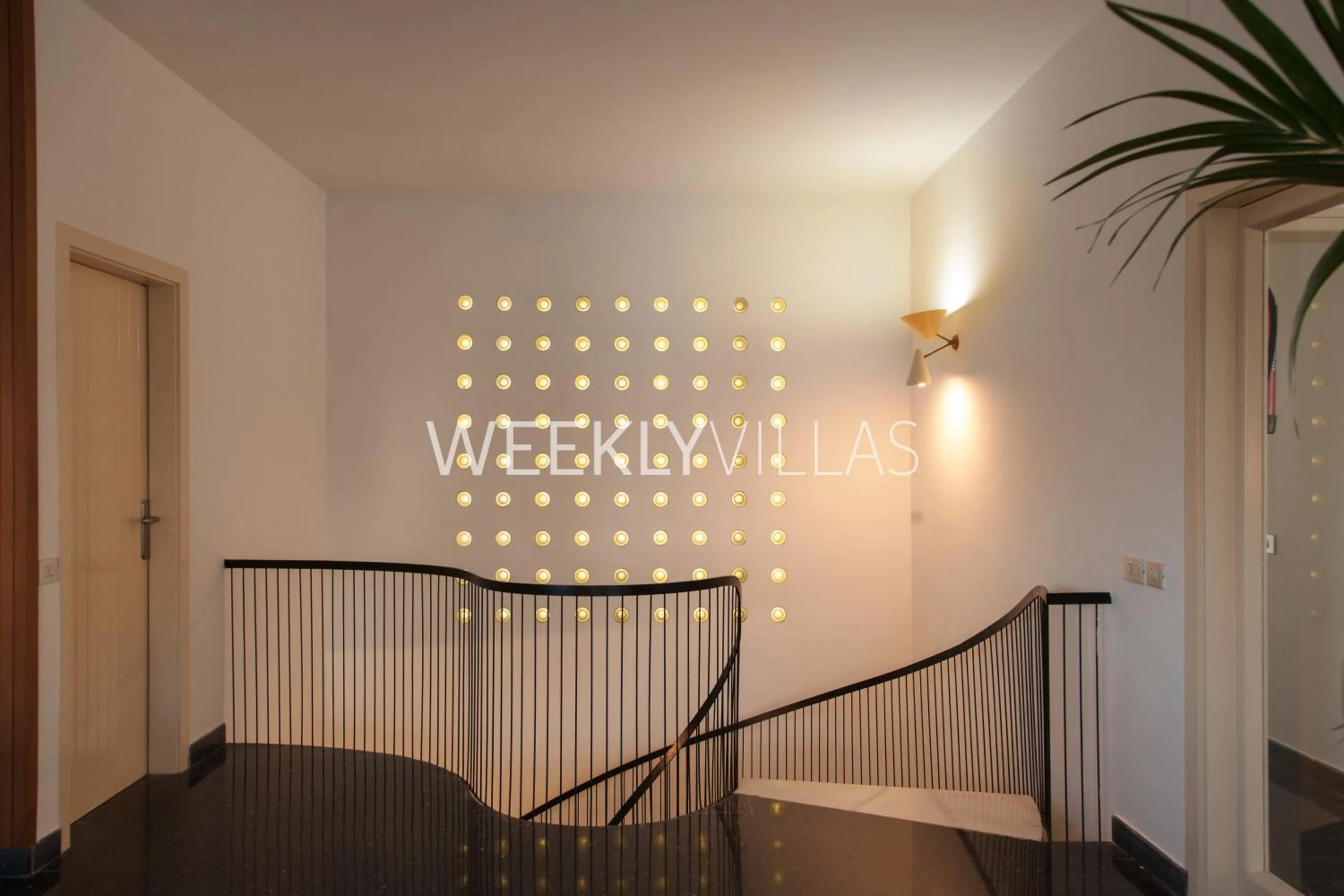 Lobby or reception in Villa Sitges Tupinetti Beach at 1 min walk Amaizing Garden and View Center Sitges 5 minutes walk NO NEED CAR