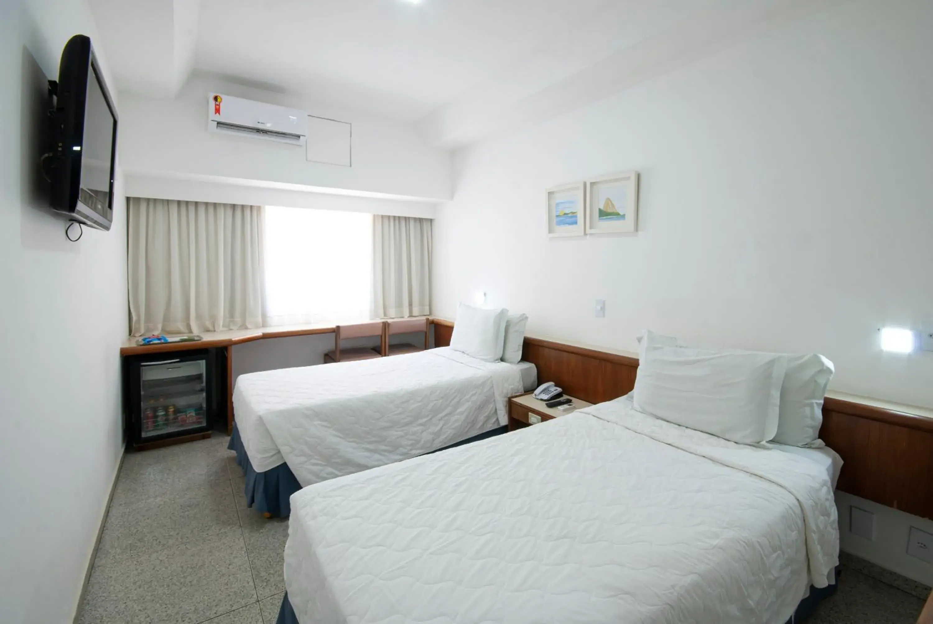 Bed in Hotel Bandeirantes Bed in Hotel Bandeirantes