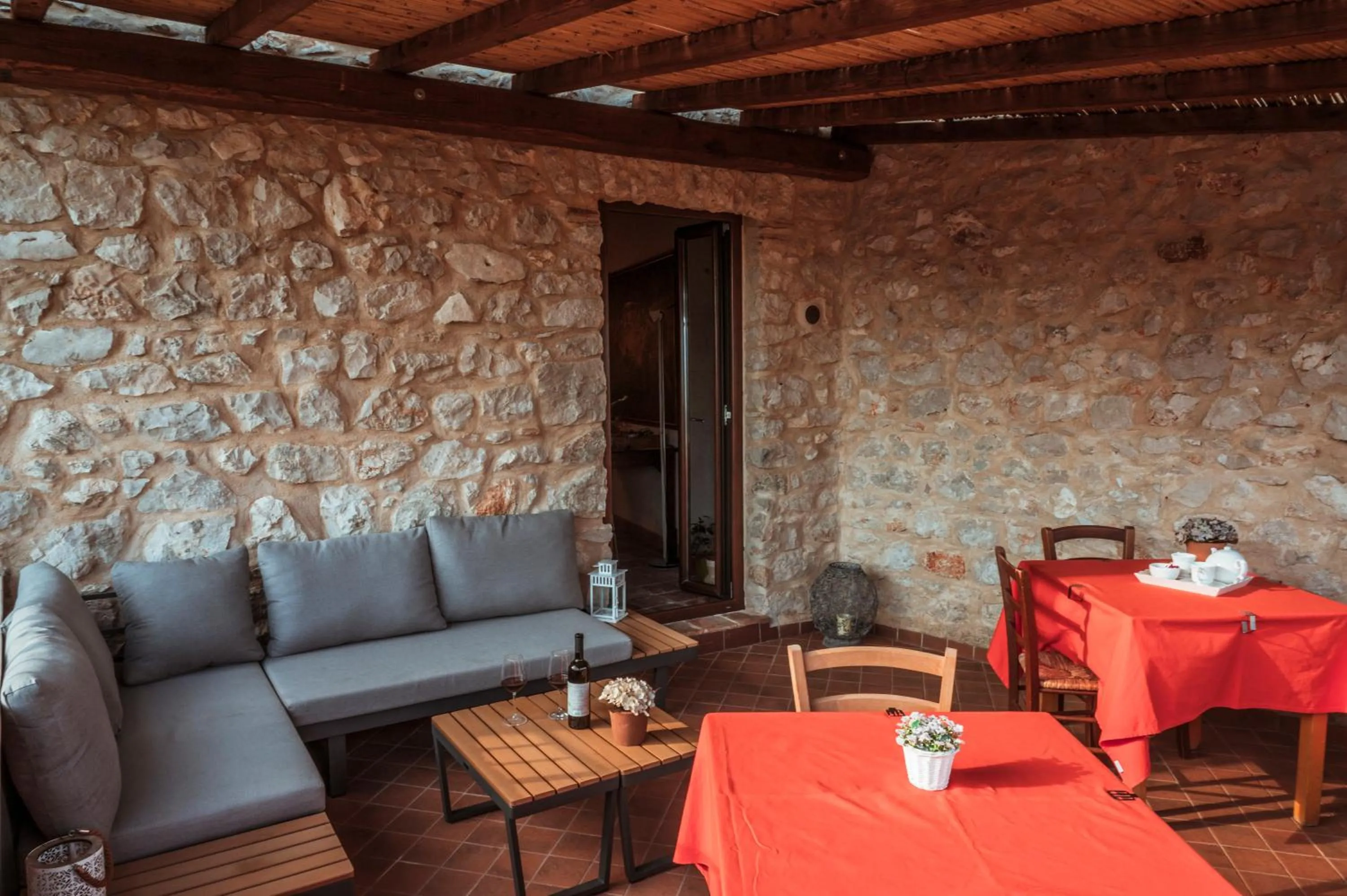 Balcony/Terrace in Locanda Persei