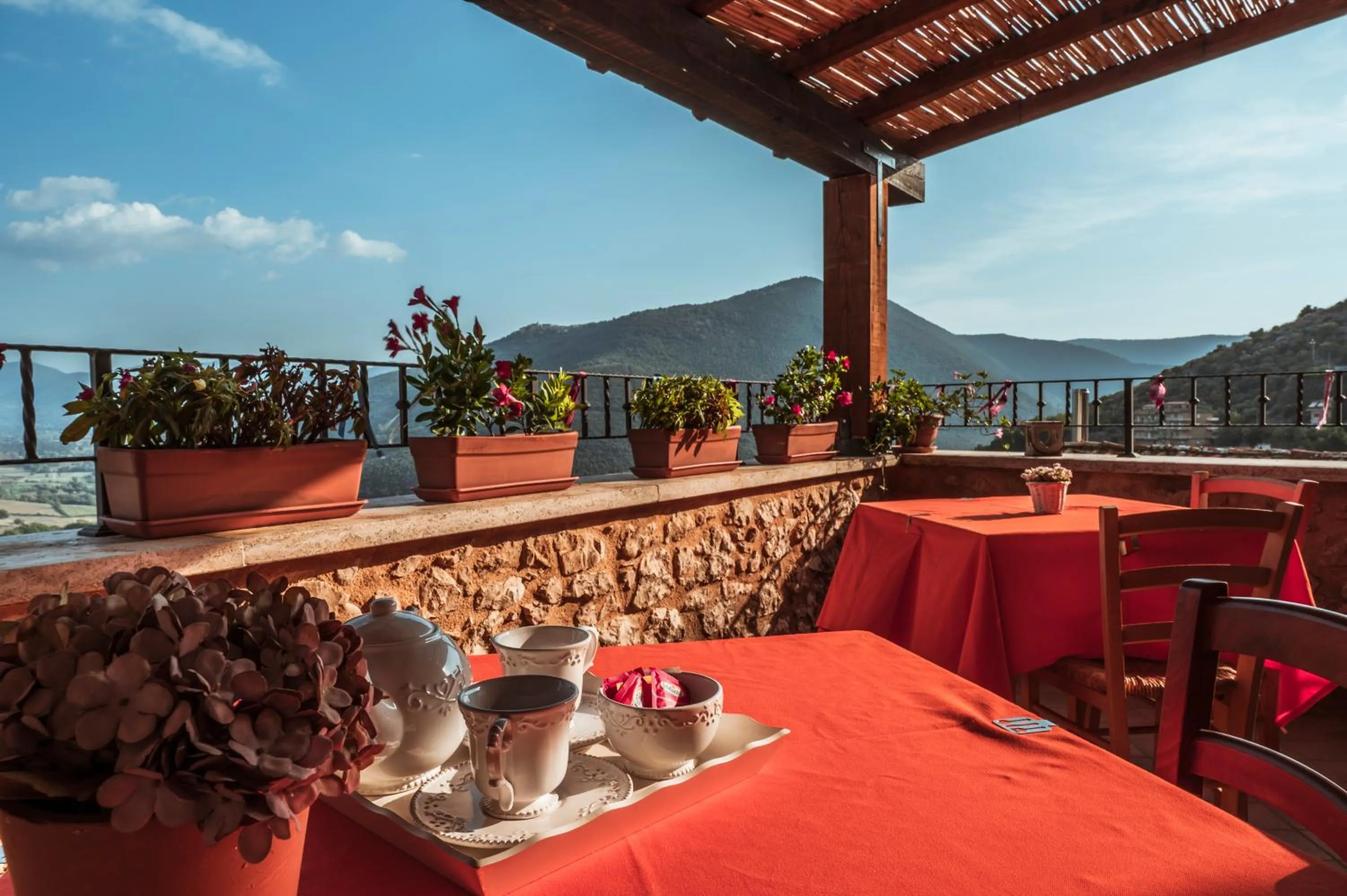 Mountain view in Locanda Persei
