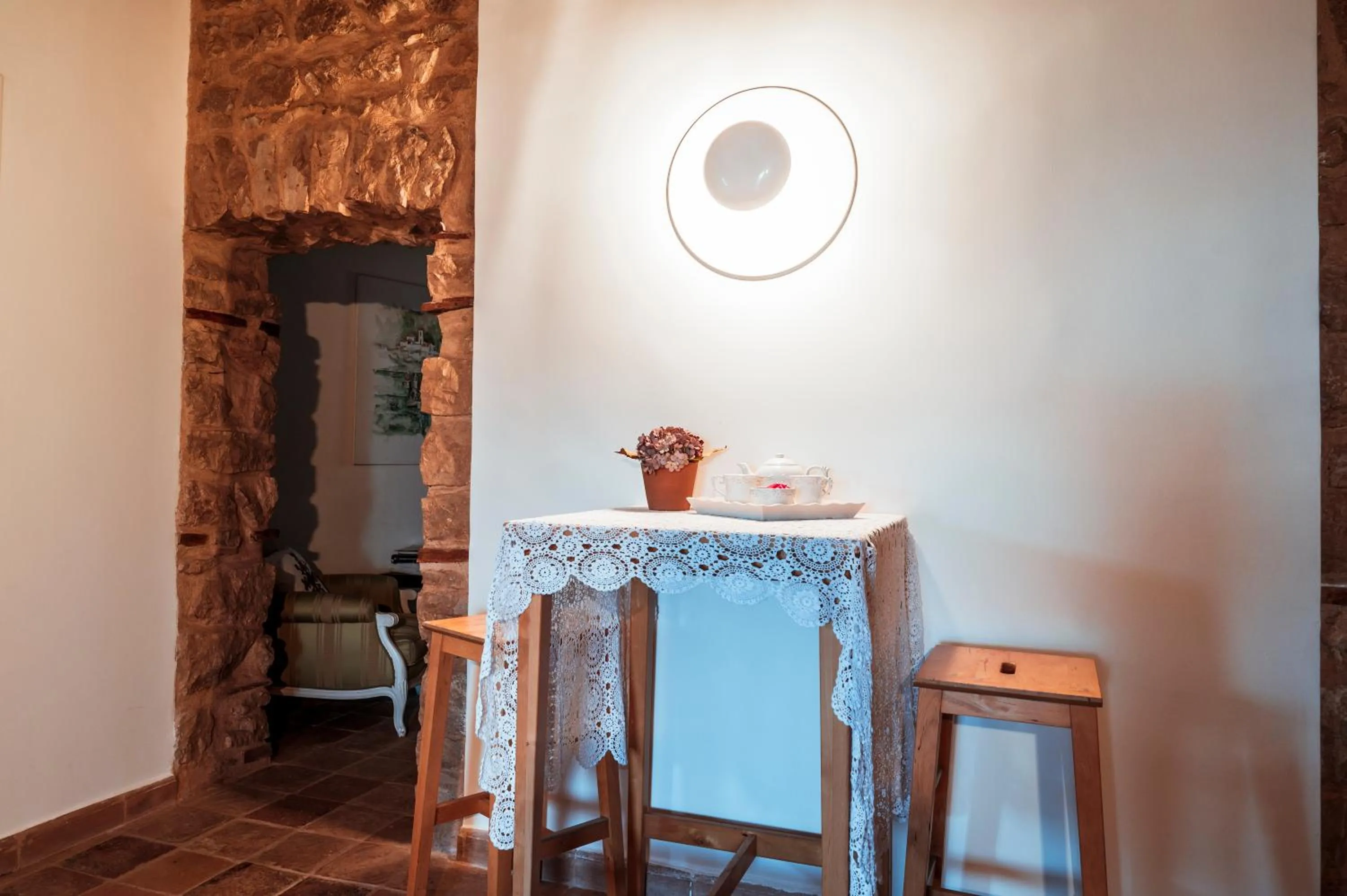 Dining area in Locanda Persei