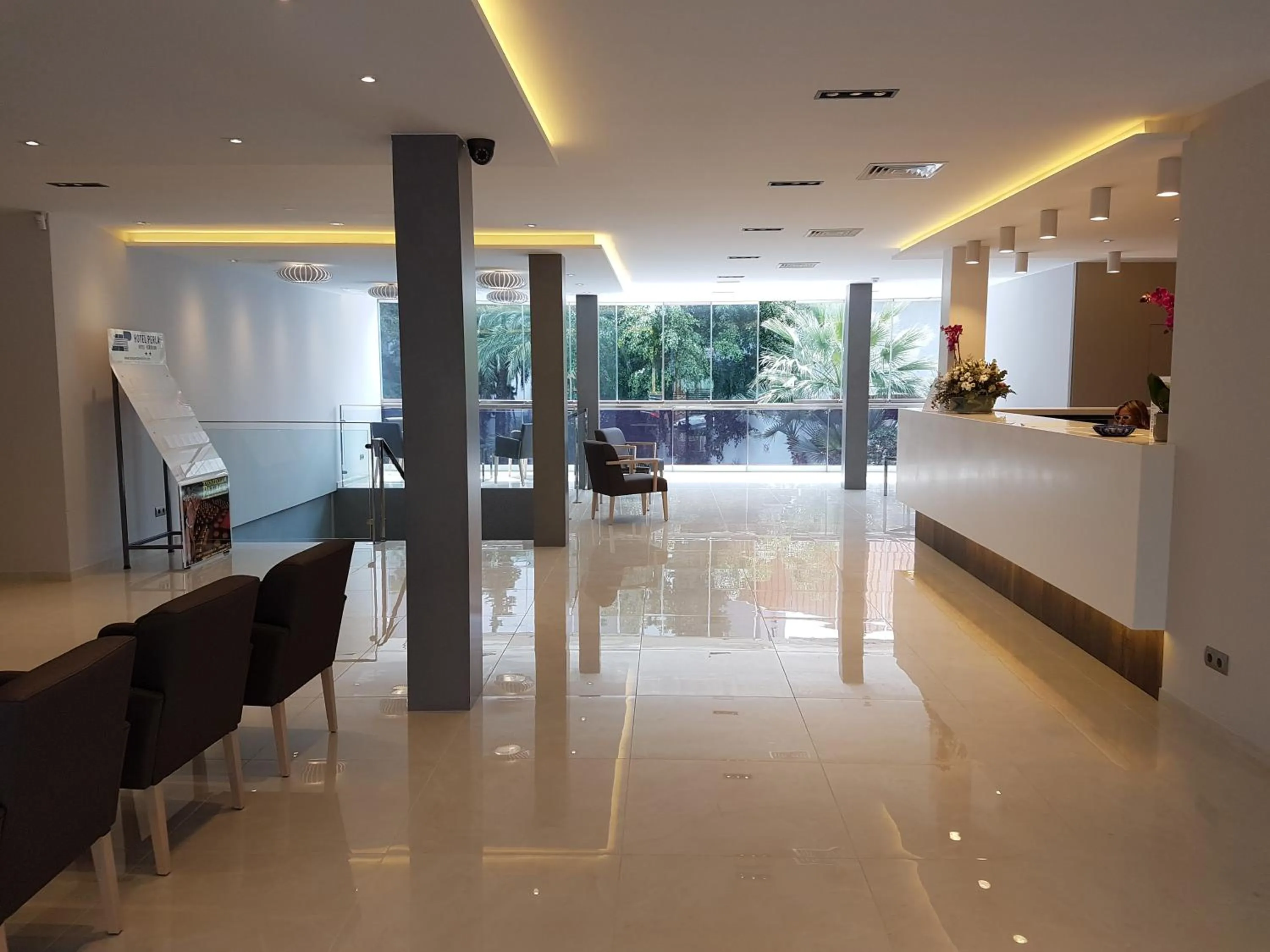 Lobby or reception in Hotel Perla