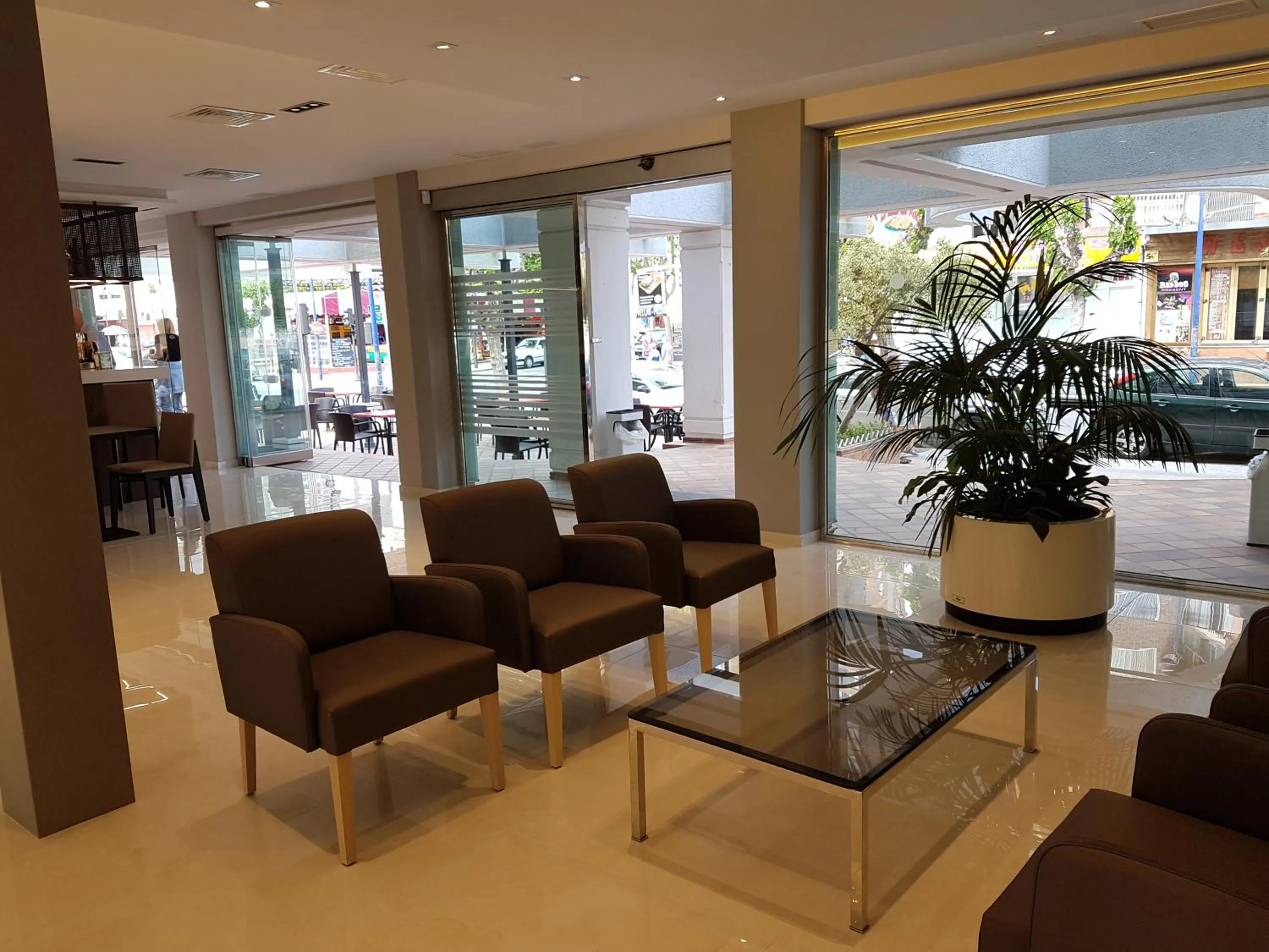 Lobby or reception in Hotel Perla