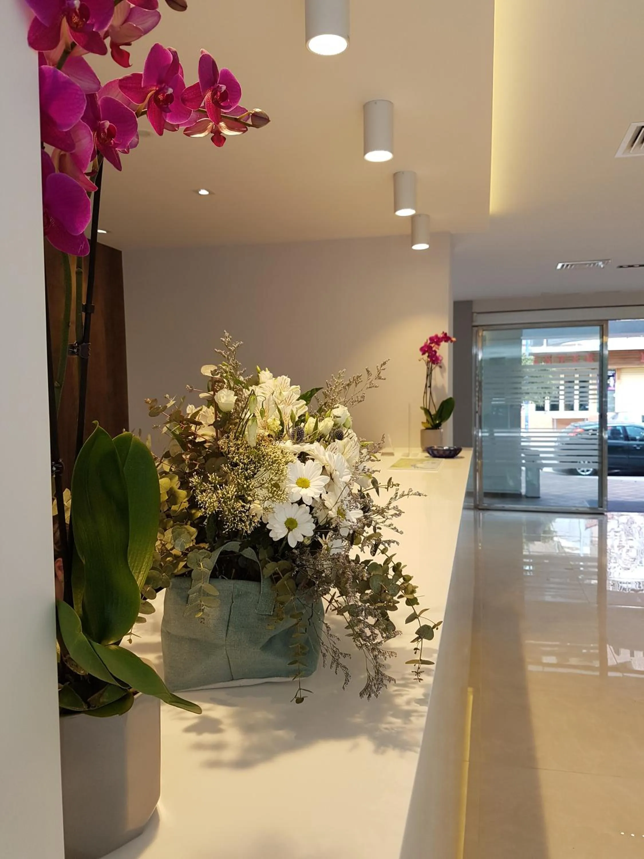 Lobby or reception in Hotel Perla