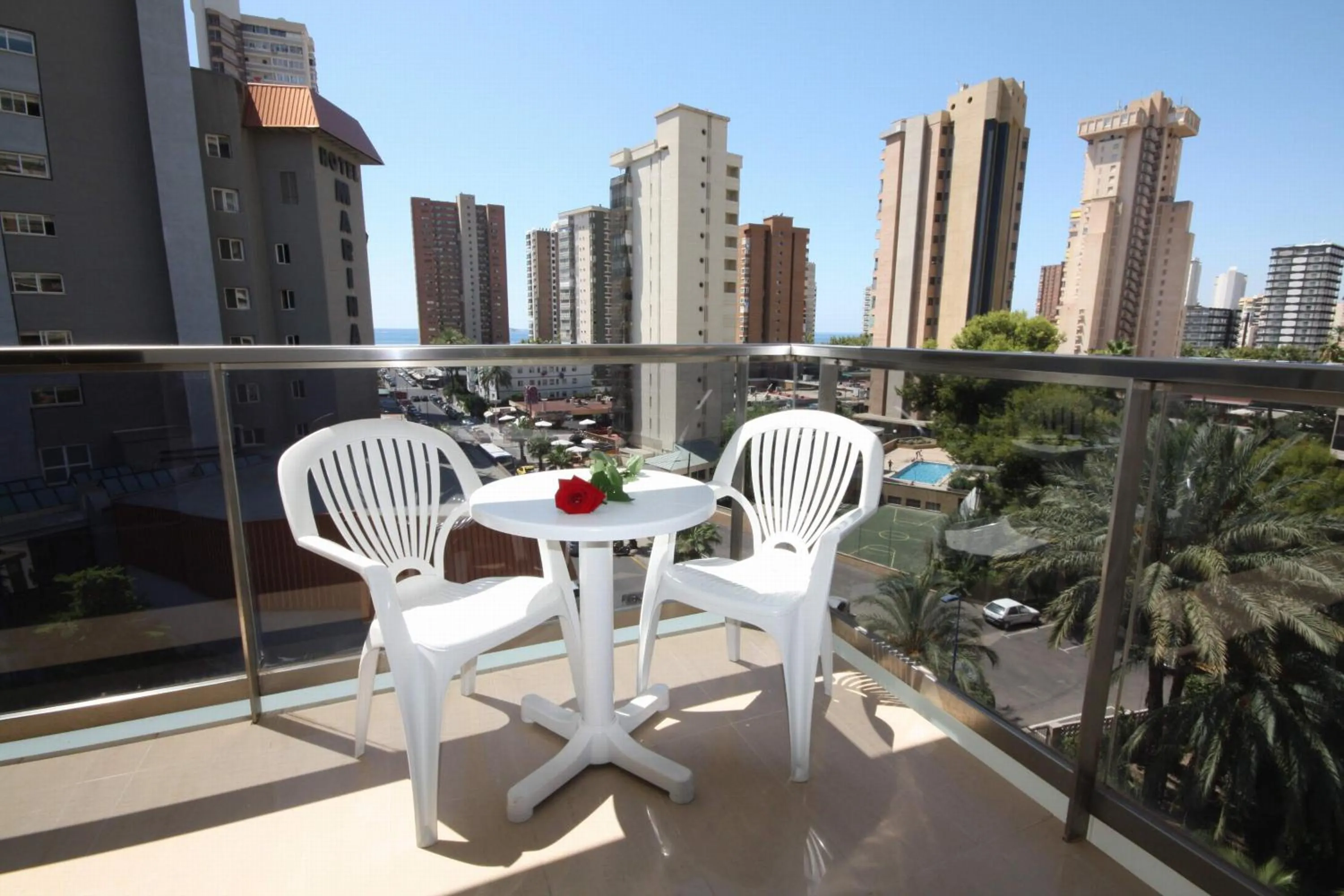 Balcony/Terrace in Hotel Perla