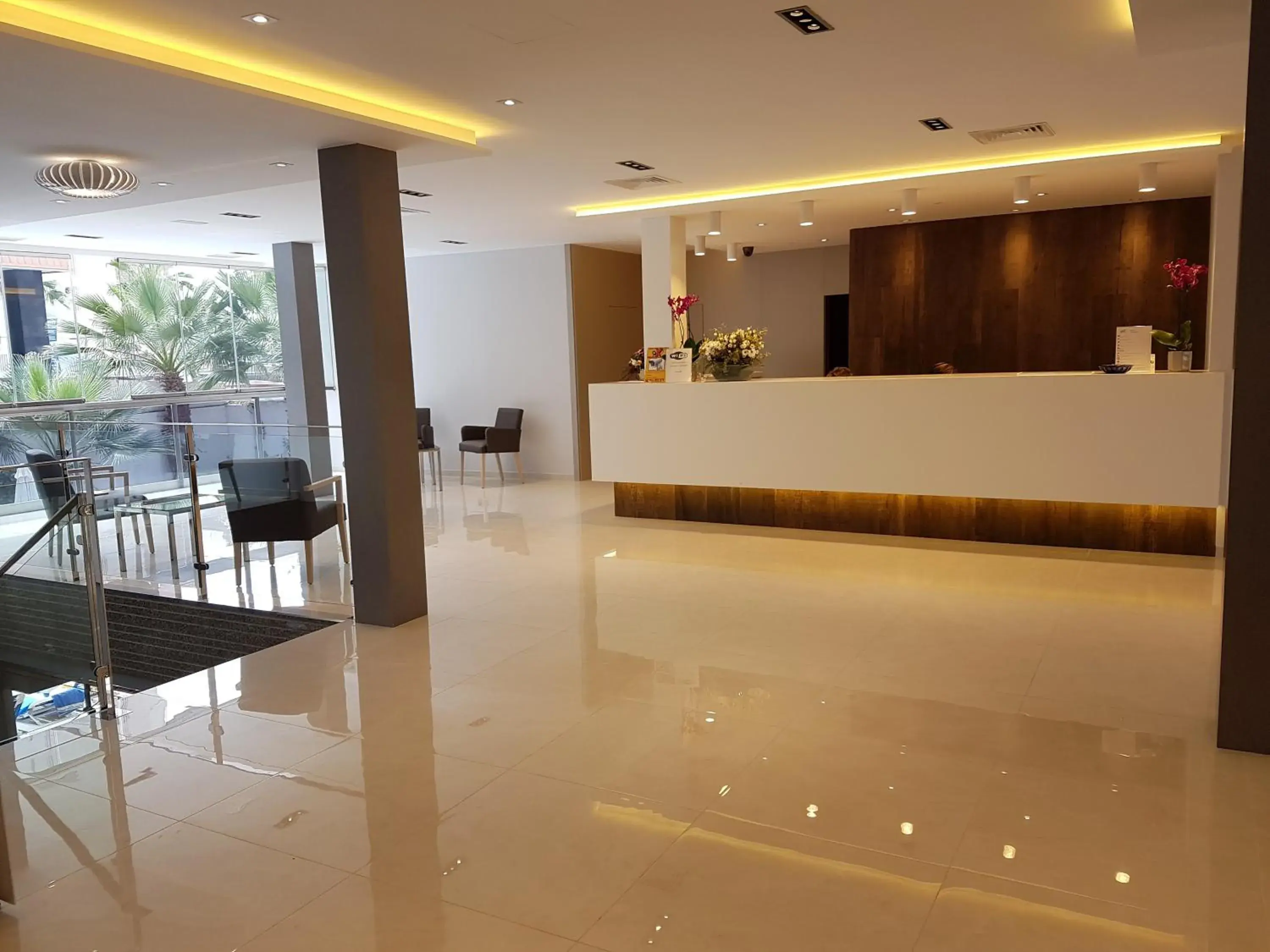 Lobby or reception in Hotel Perla Lobby or reception in Hotel Perla