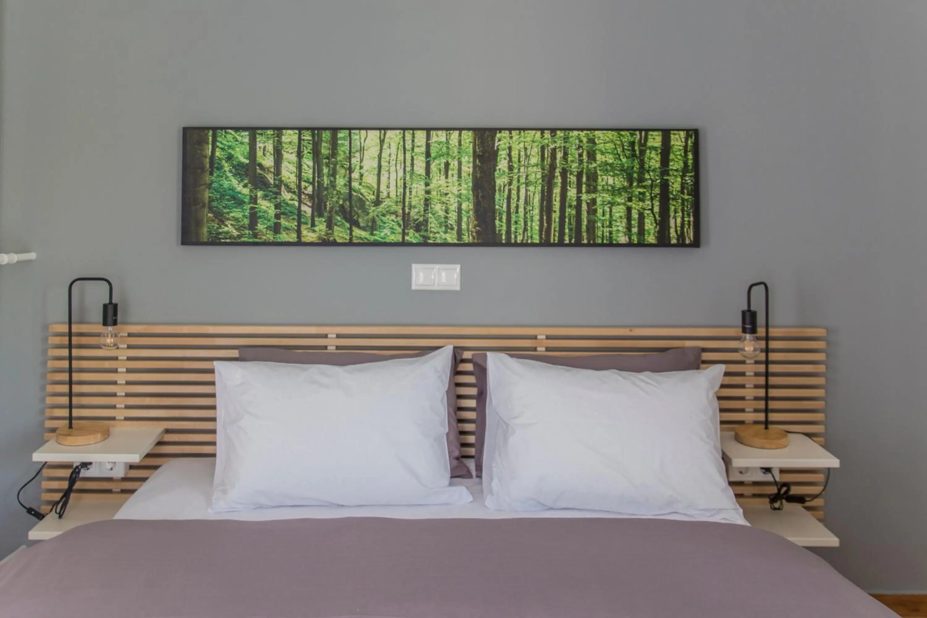 Bed in The Athens Insider