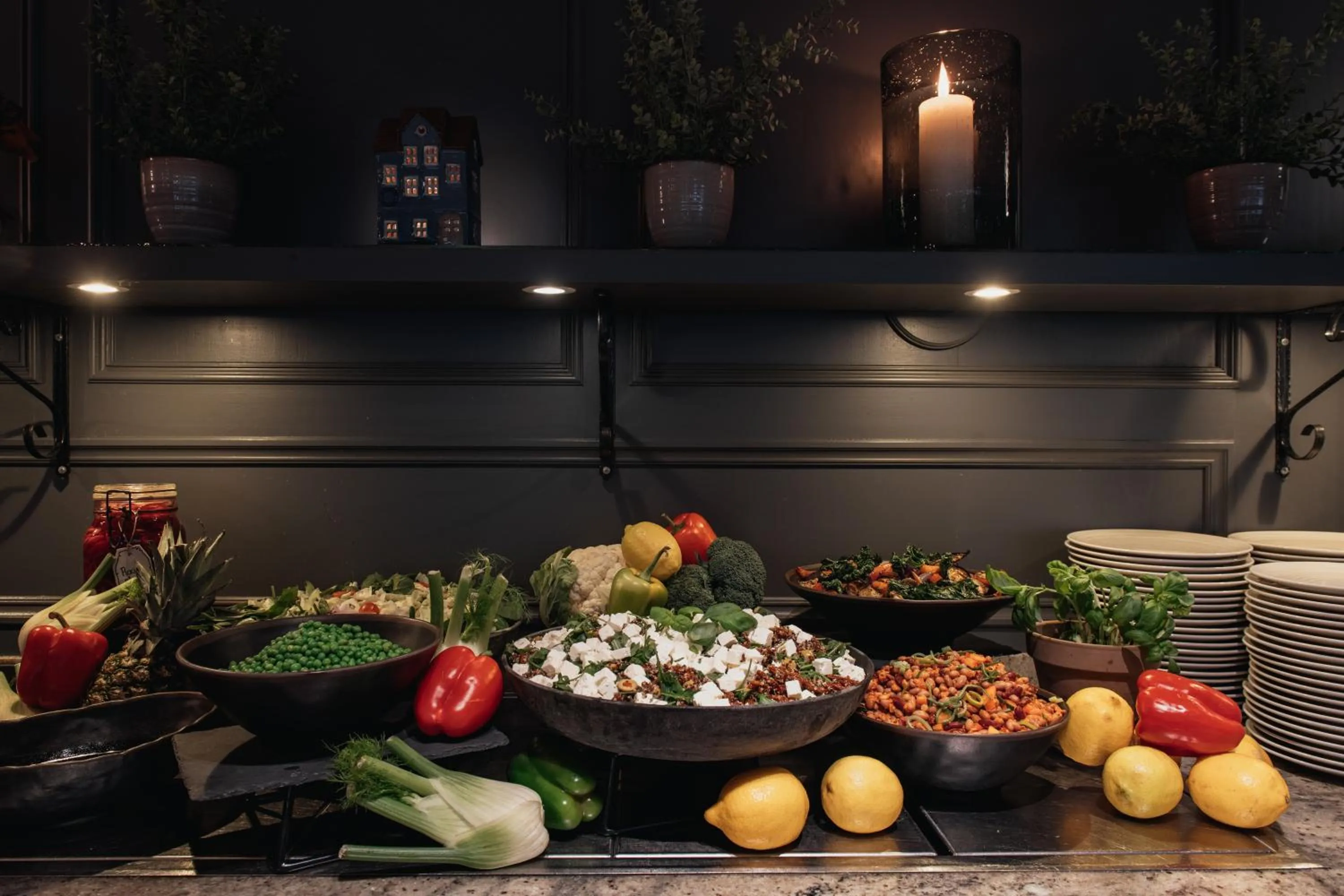 Dinner in Home Hotel Kung Oscar