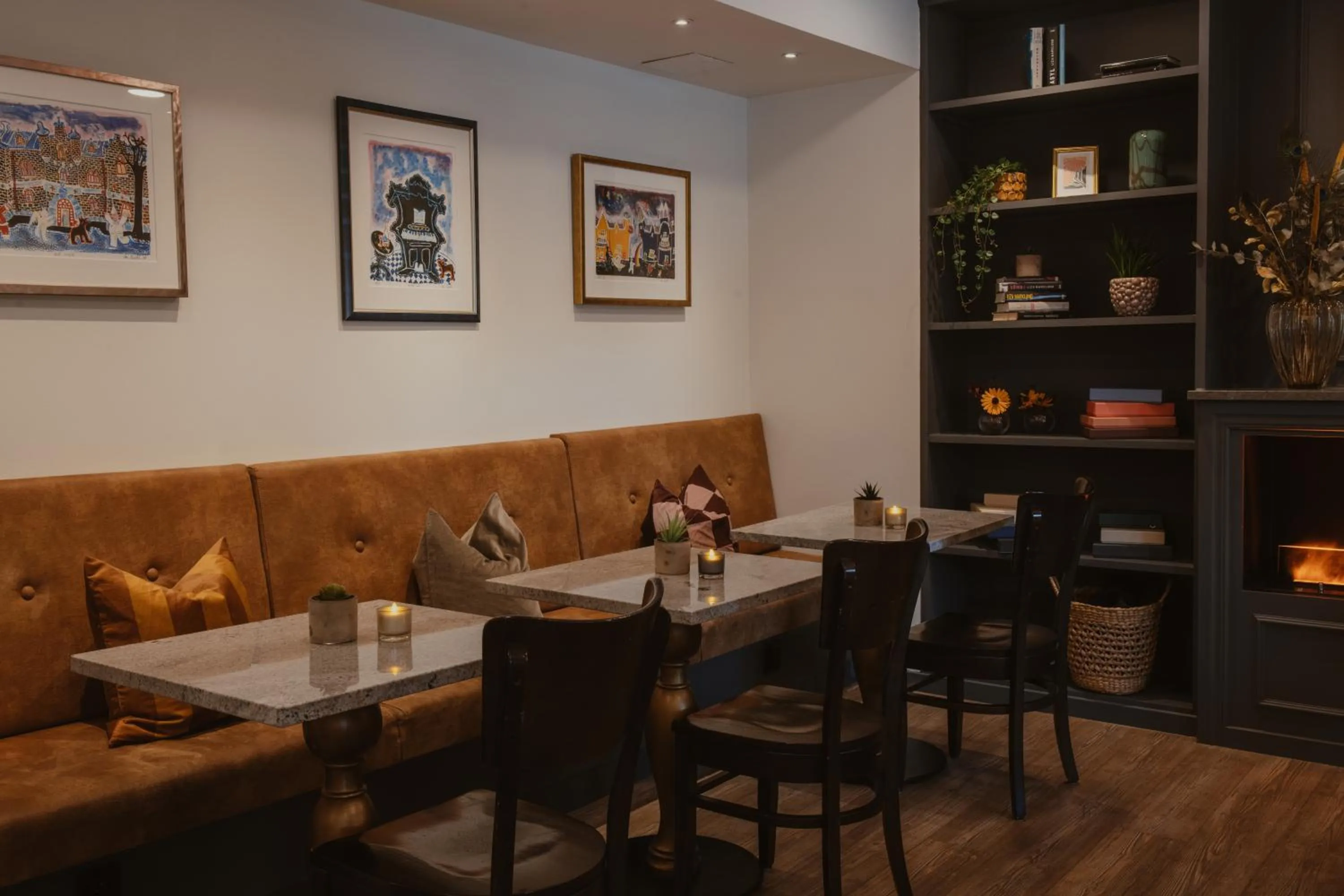 Seating area in Home Hotel Kung Oscar