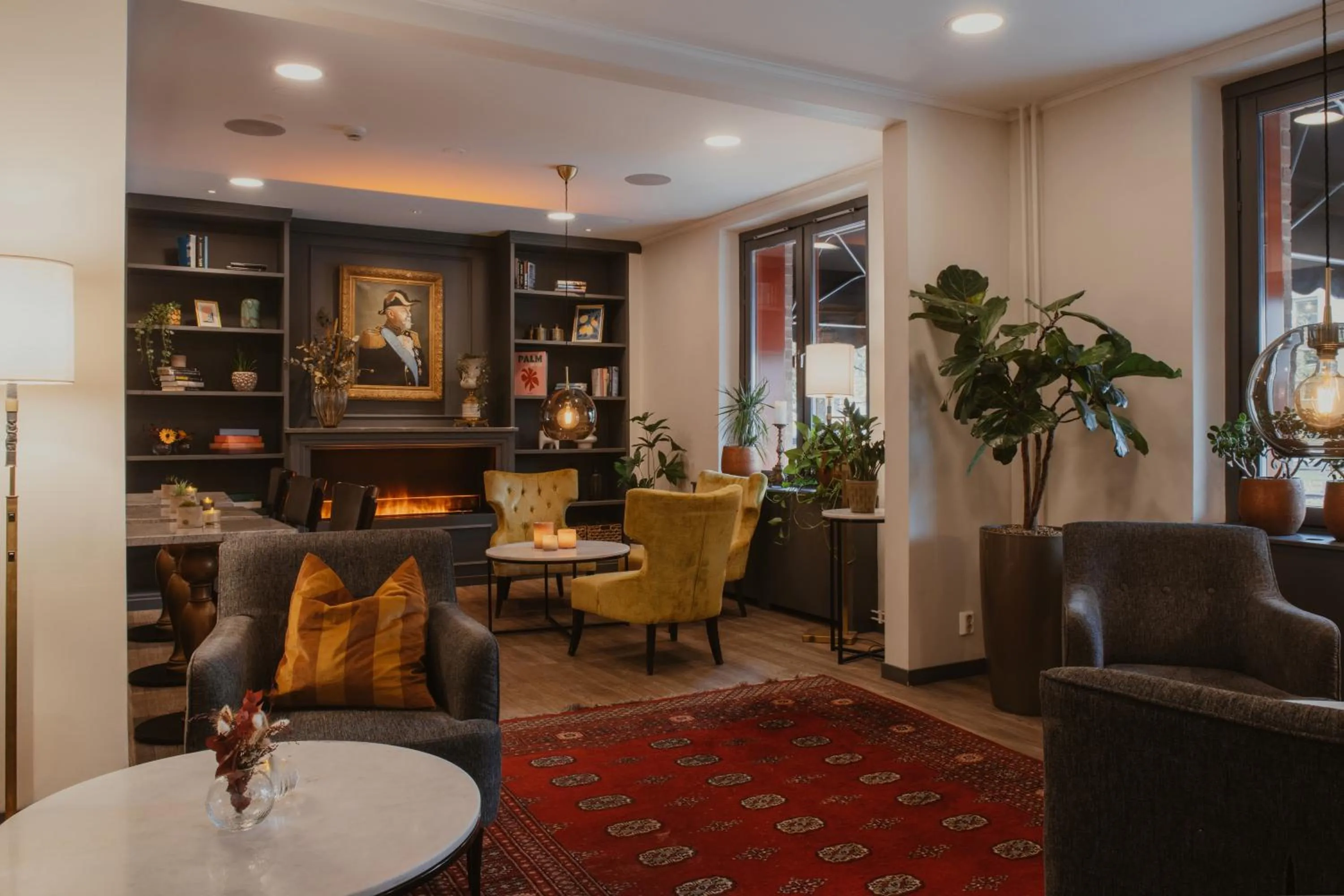 Lobby or reception in Home Hotel Kung Oscar