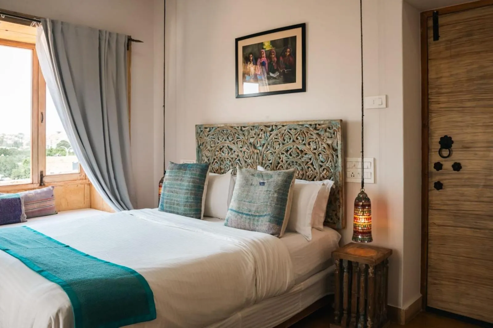 Bed in The Secret House - Adults Only Jaisalmer India