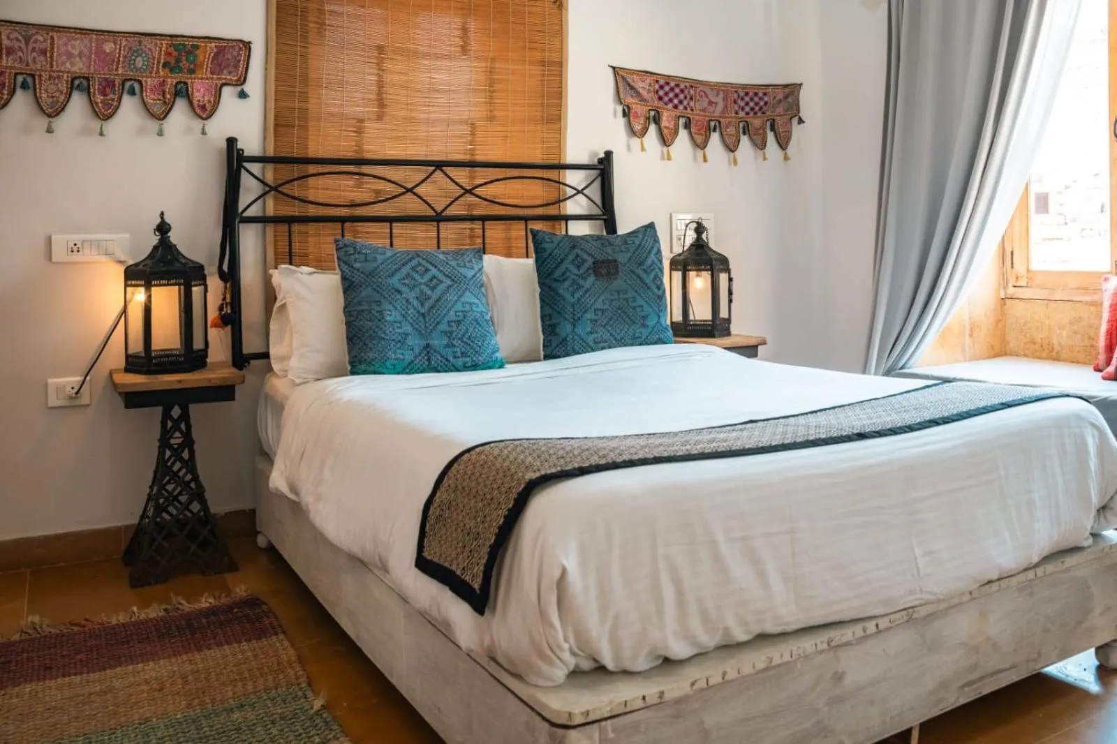 Bed in The Secret House - Adults Only Jaisalmer India