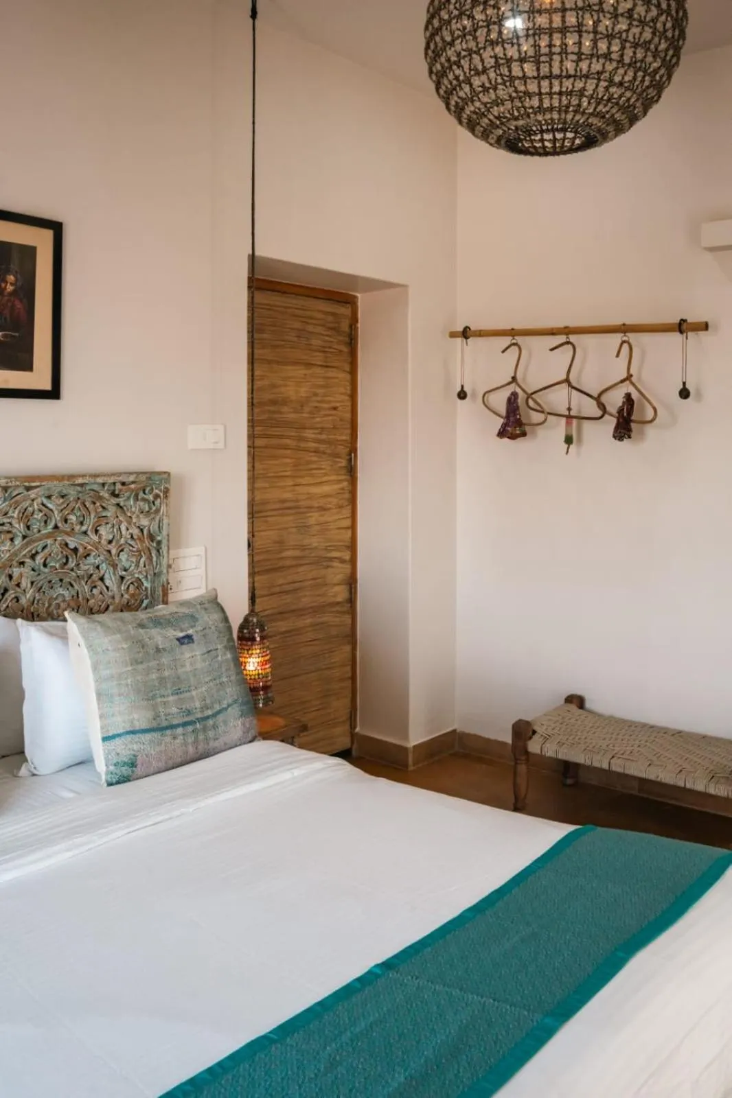Bedroom, Bed in The Secret House - Adults Only Jaisalmer India