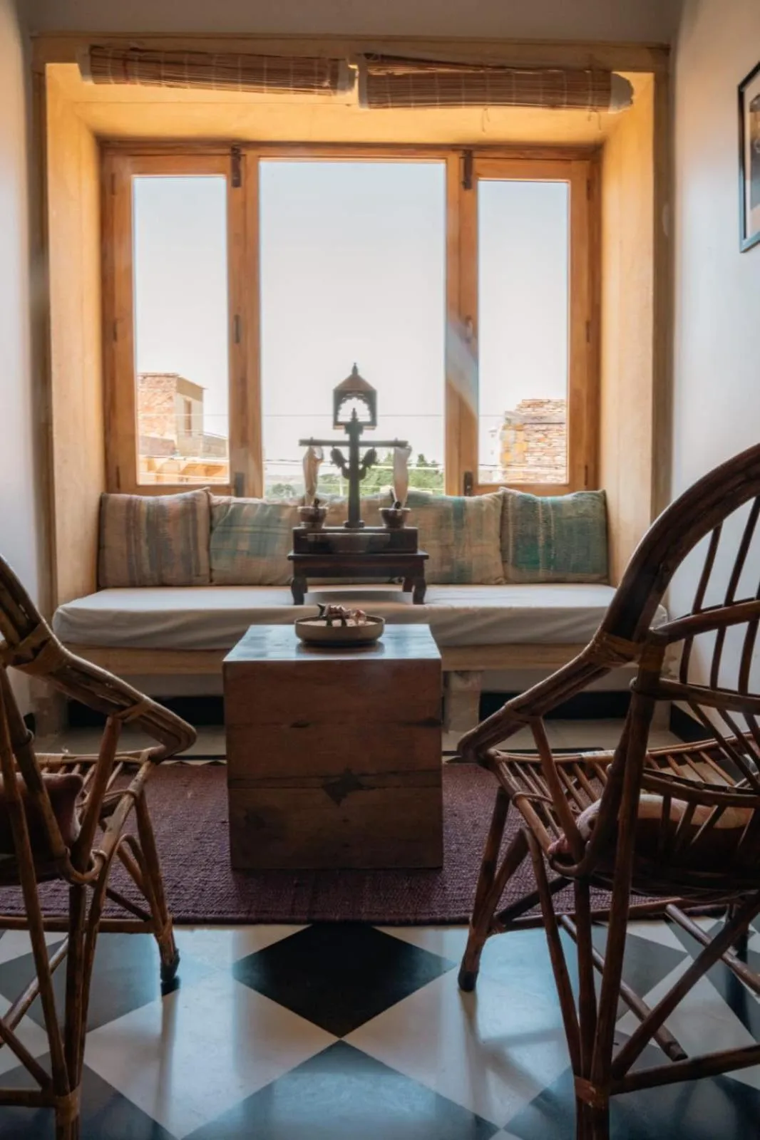 Seating area in The Secret House - Adults Only Jaisalmer India