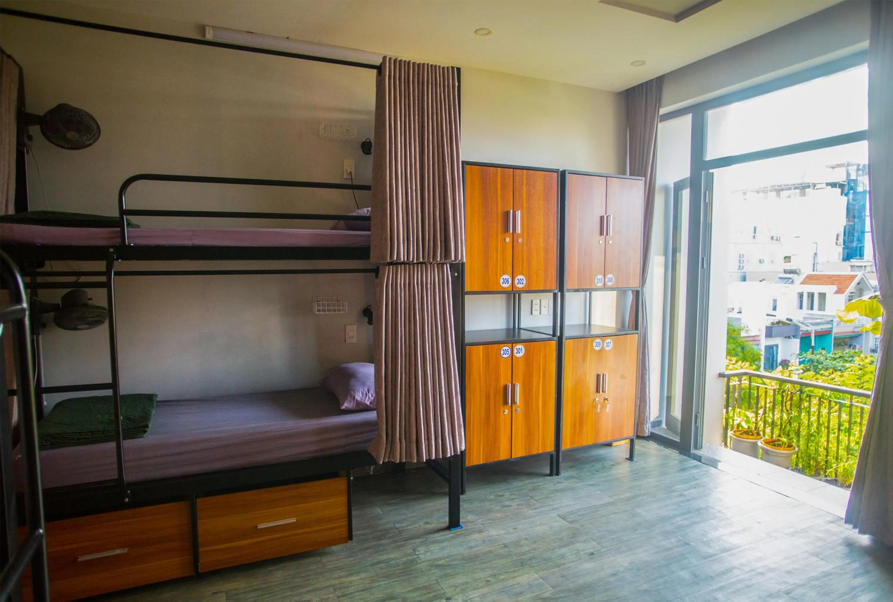 Bed in Kon-Tiki DaNang Hostel