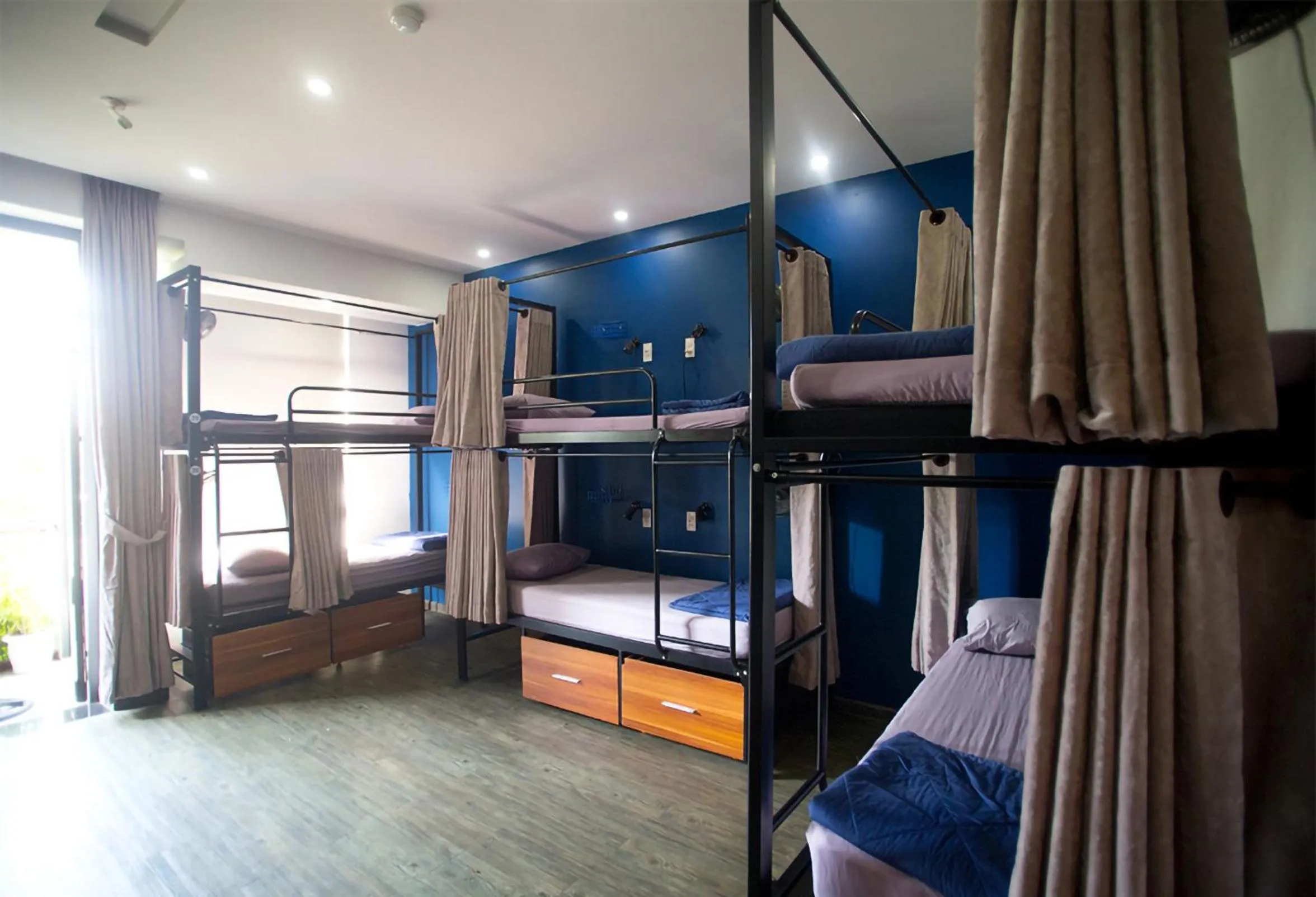 Bed in Kon-Tiki DaNang Hostel