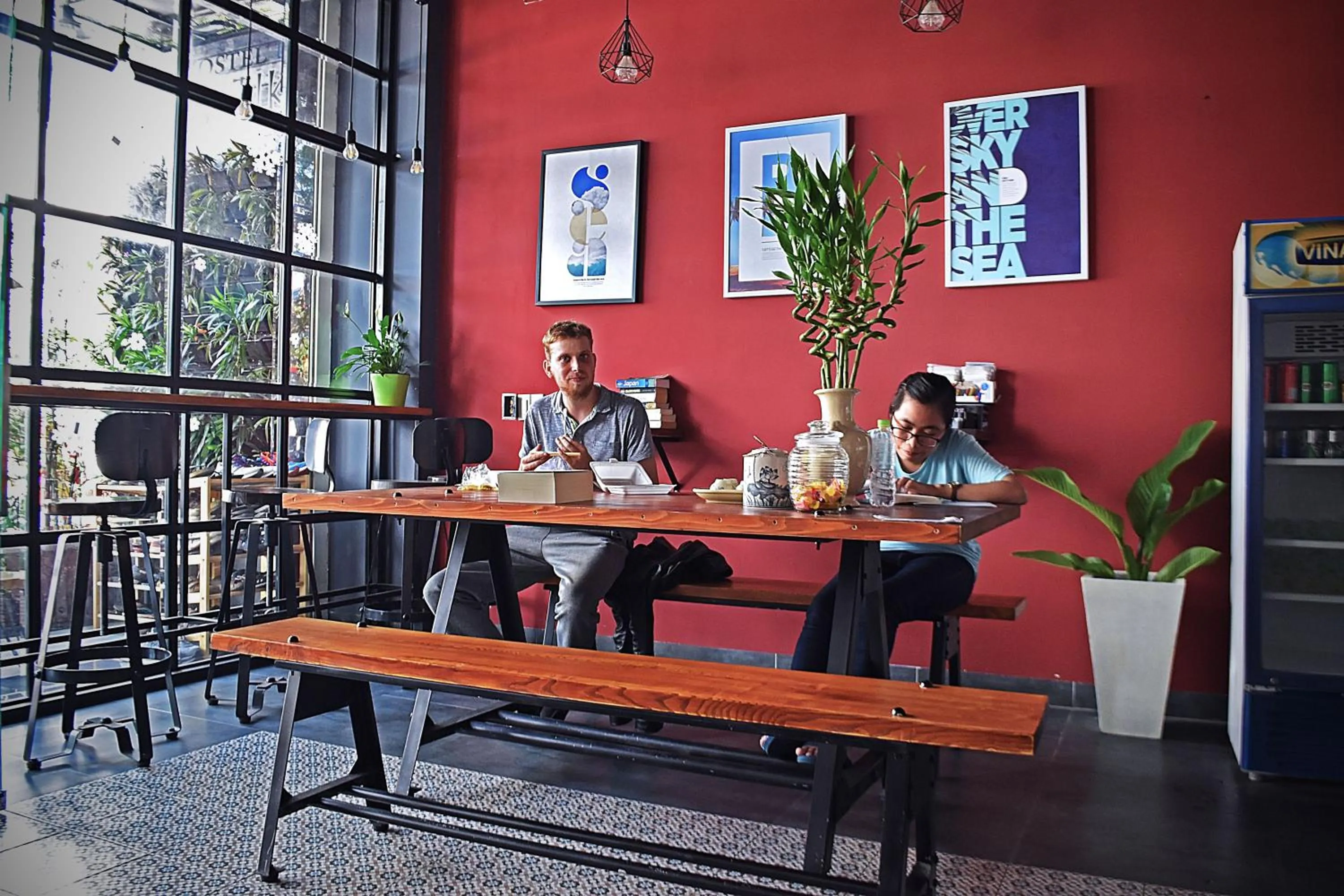 Lobby or reception in Kon-Tiki DaNang Hostel