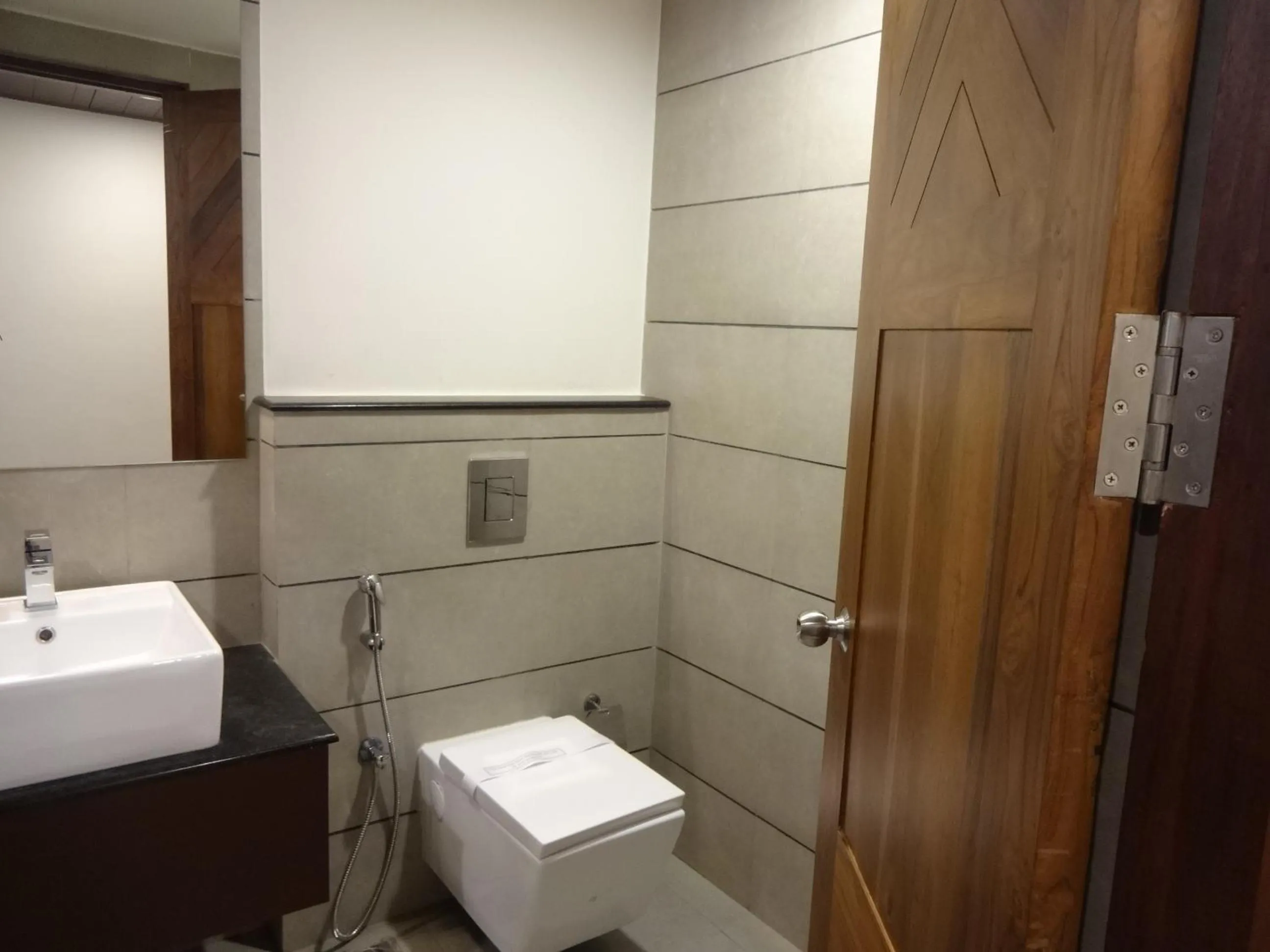 Bathroom in Woodies Bleisure Hotel