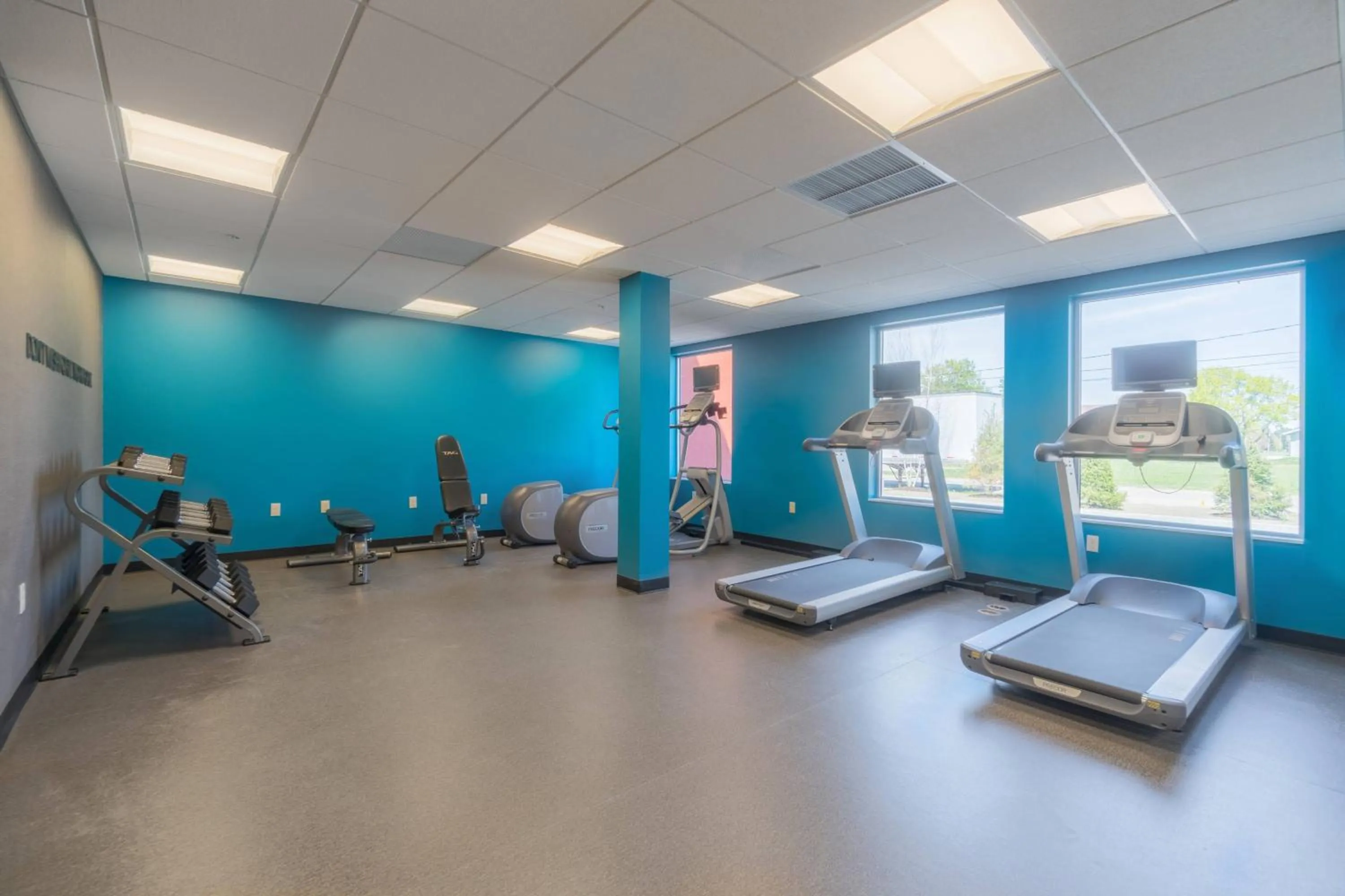 Fitness centre/facilities in Fairfield Inn & Suites by Marriott Gaylord