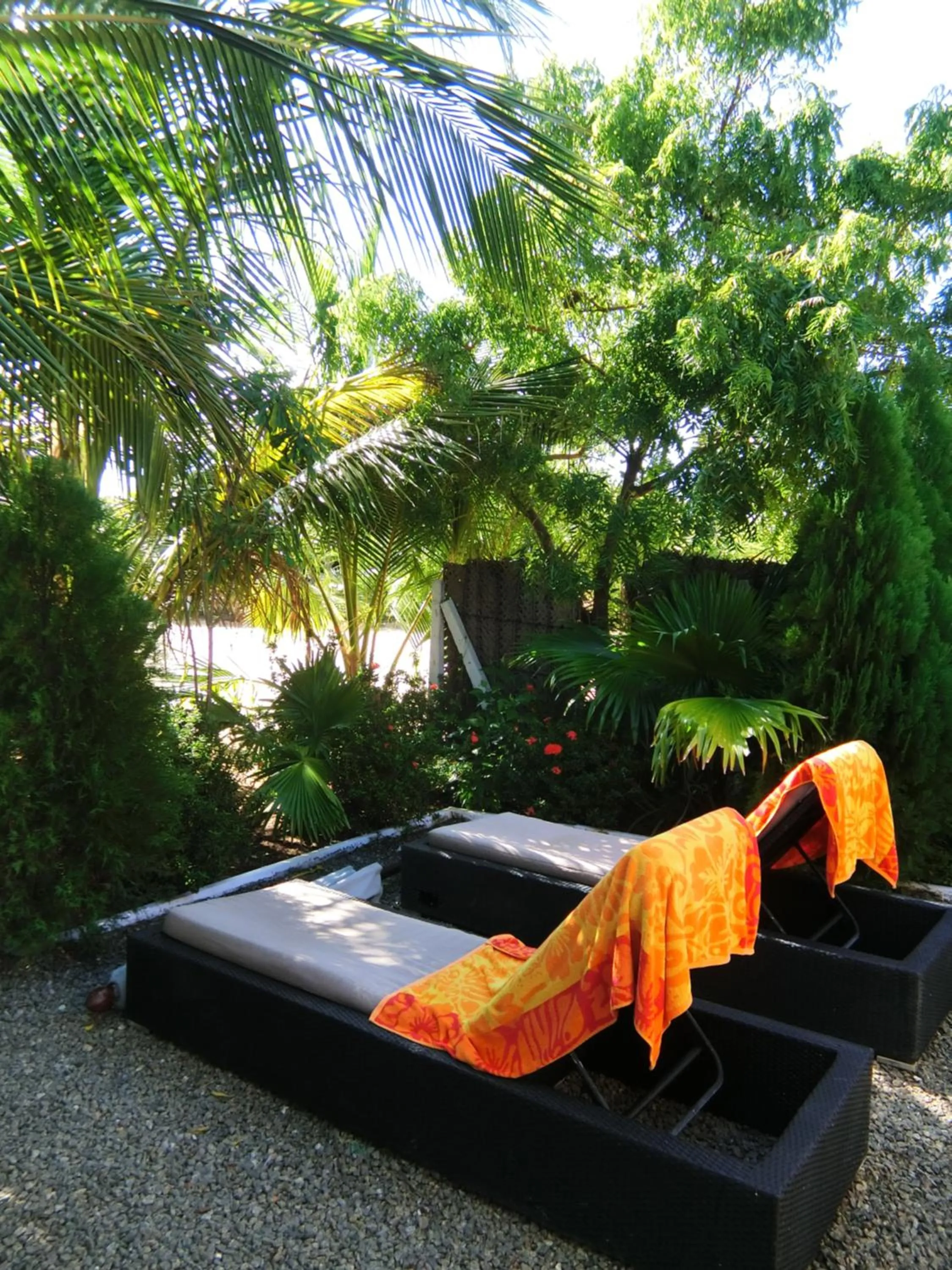 On site in The Tasty Tuna Cabana