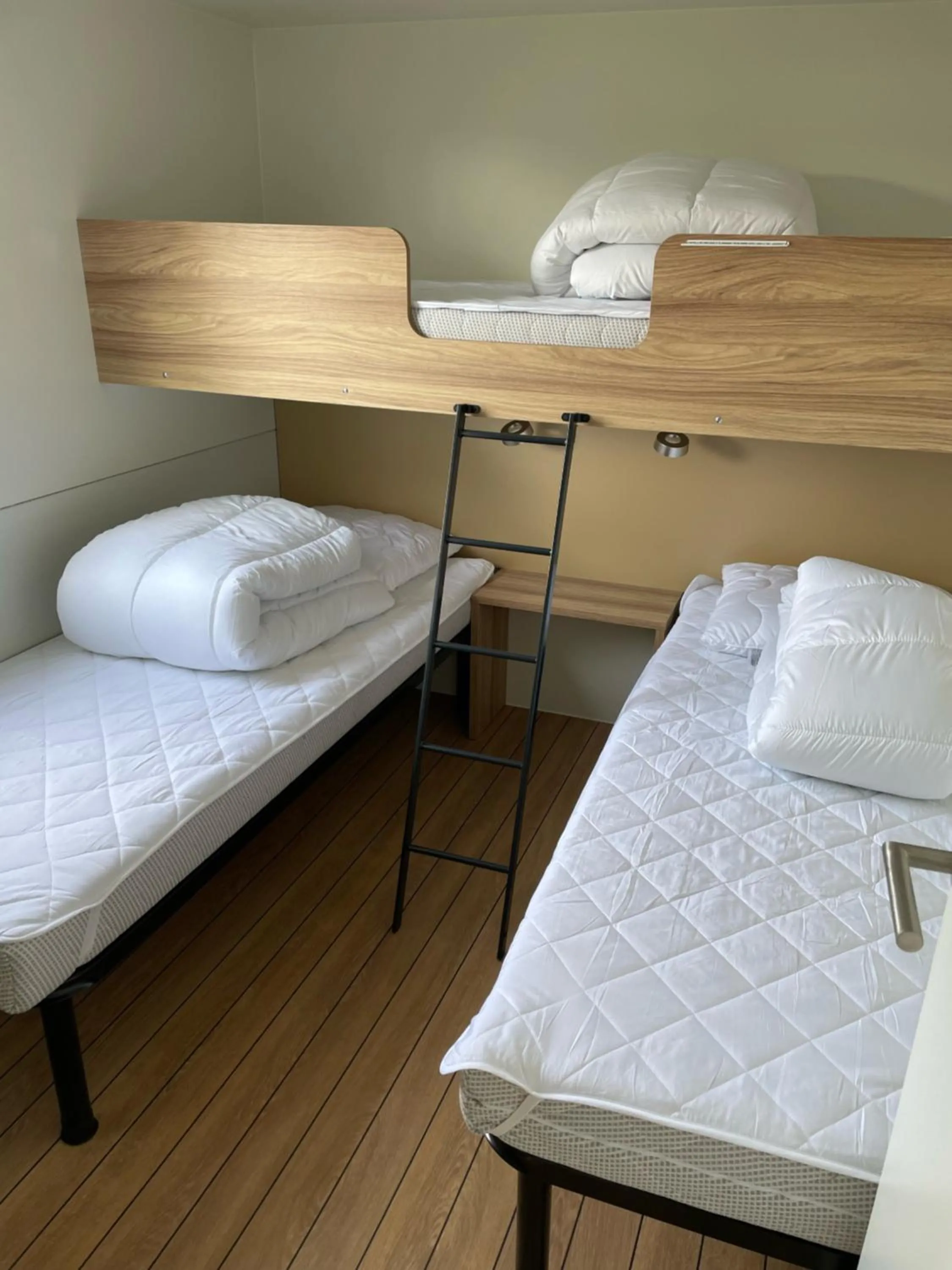 Bedroom, Bed in Vorbasse camping