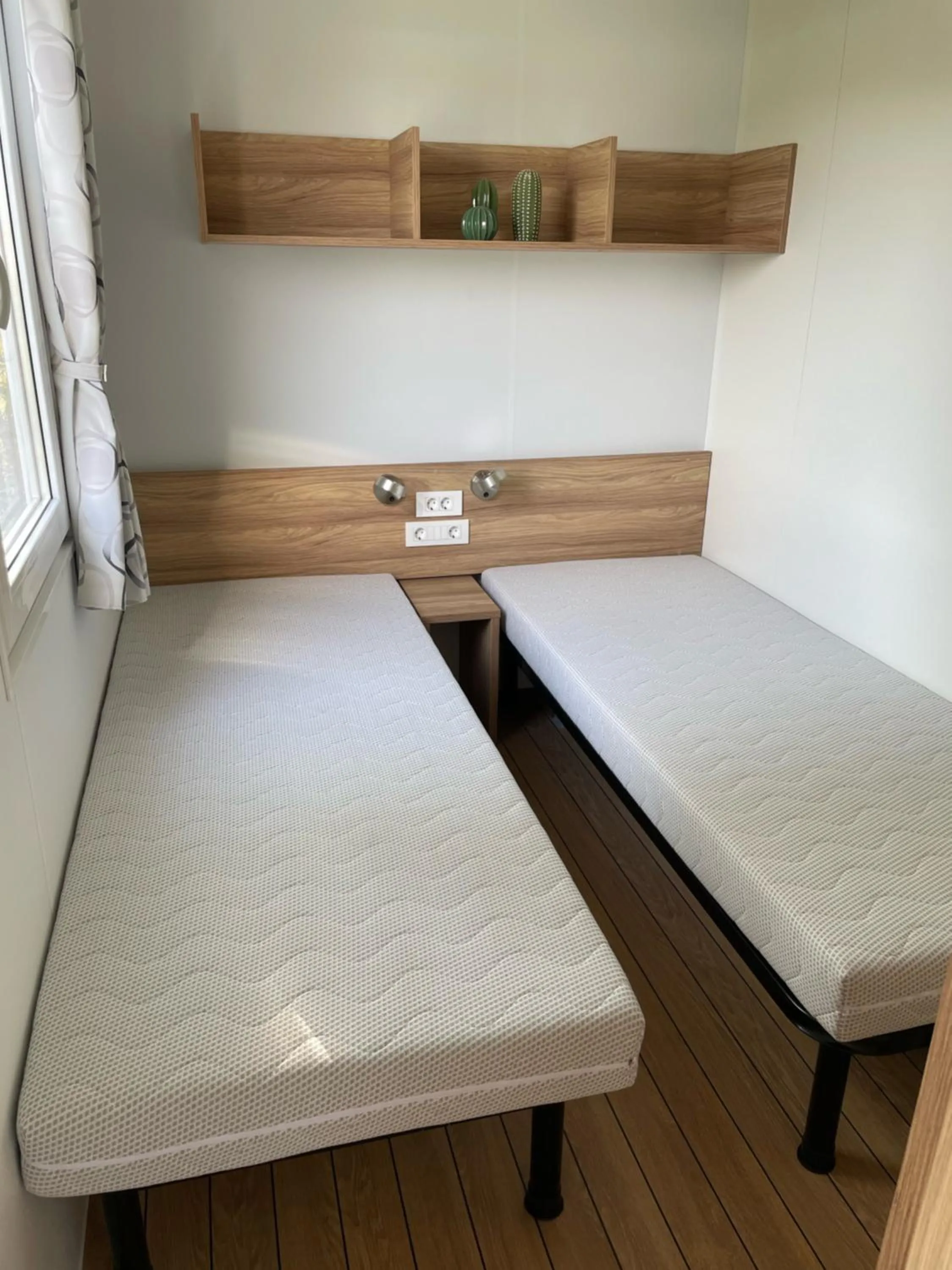 Bedroom, Bed in Vorbasse camping