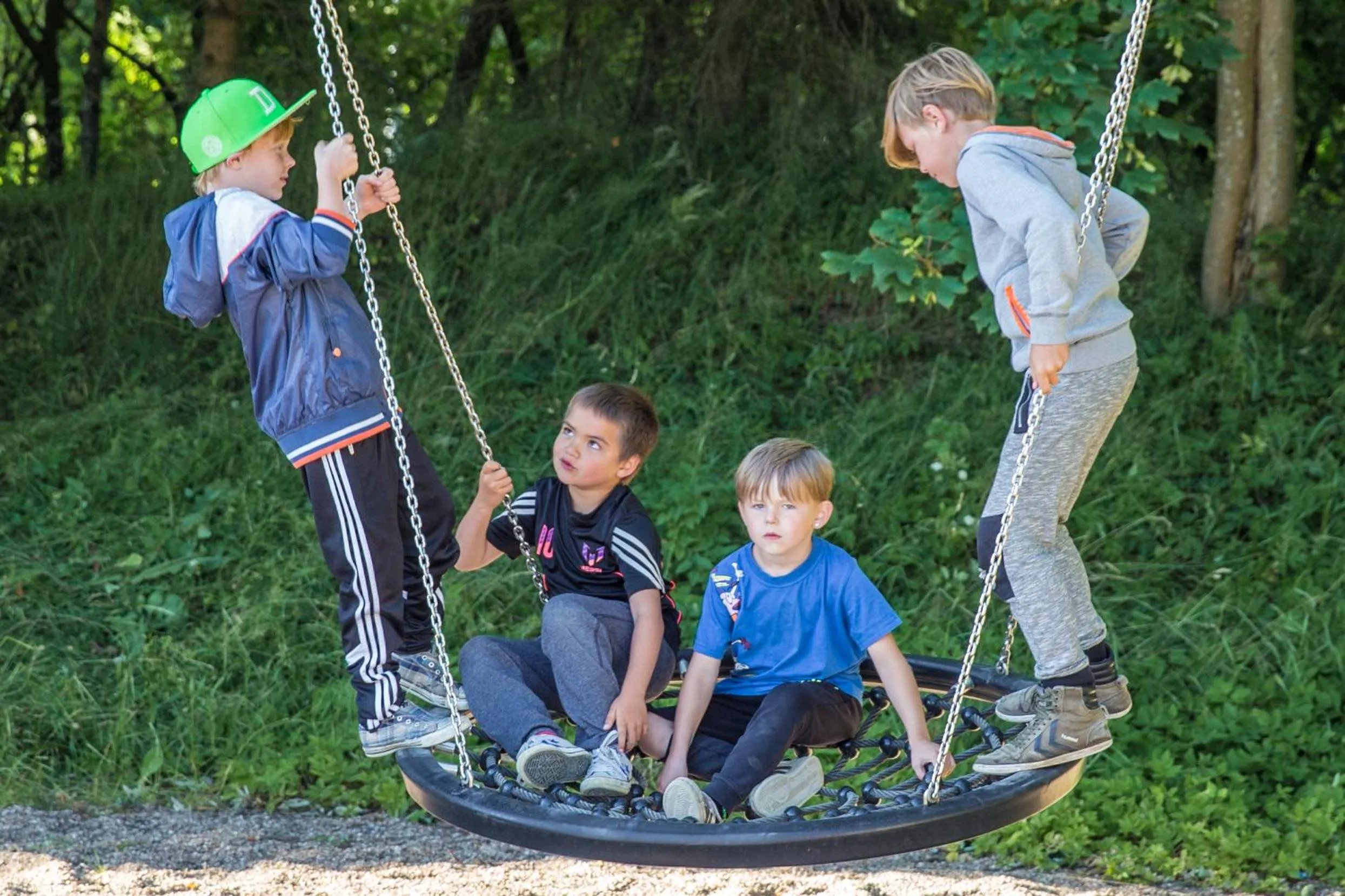 Area and facilities in Vorbasse camping