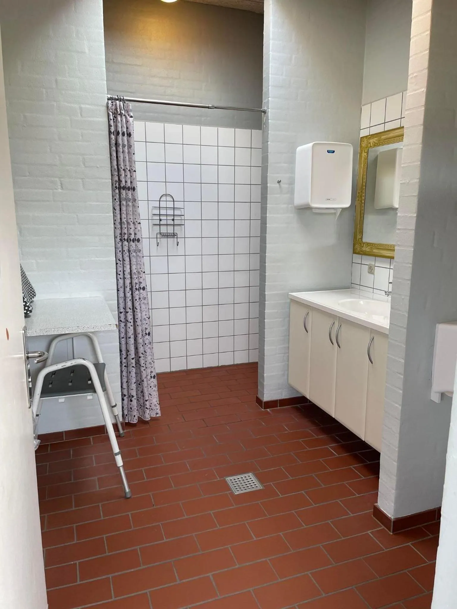 Bathroom in Vorbasse camping