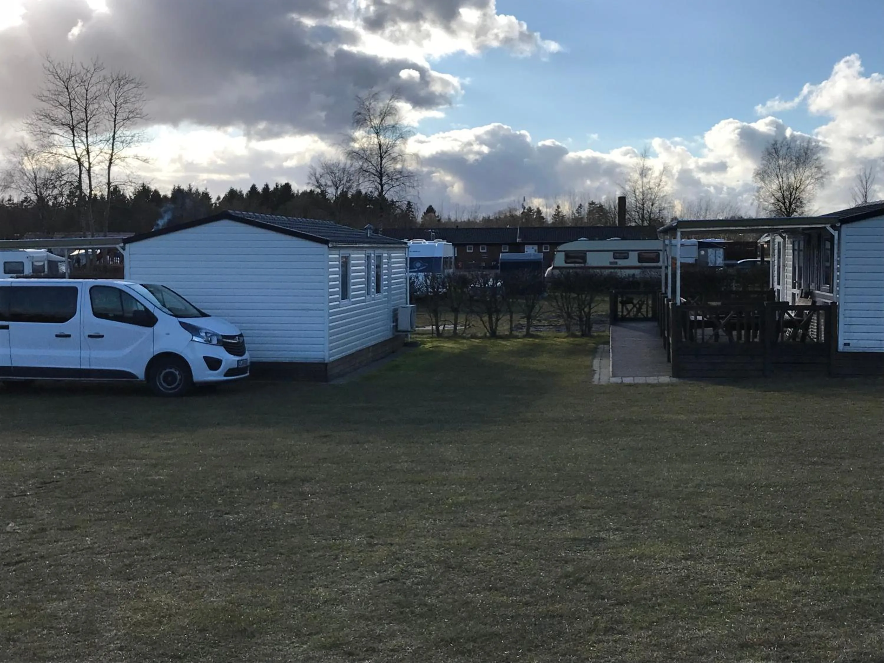 Property building in Vorbasse camping