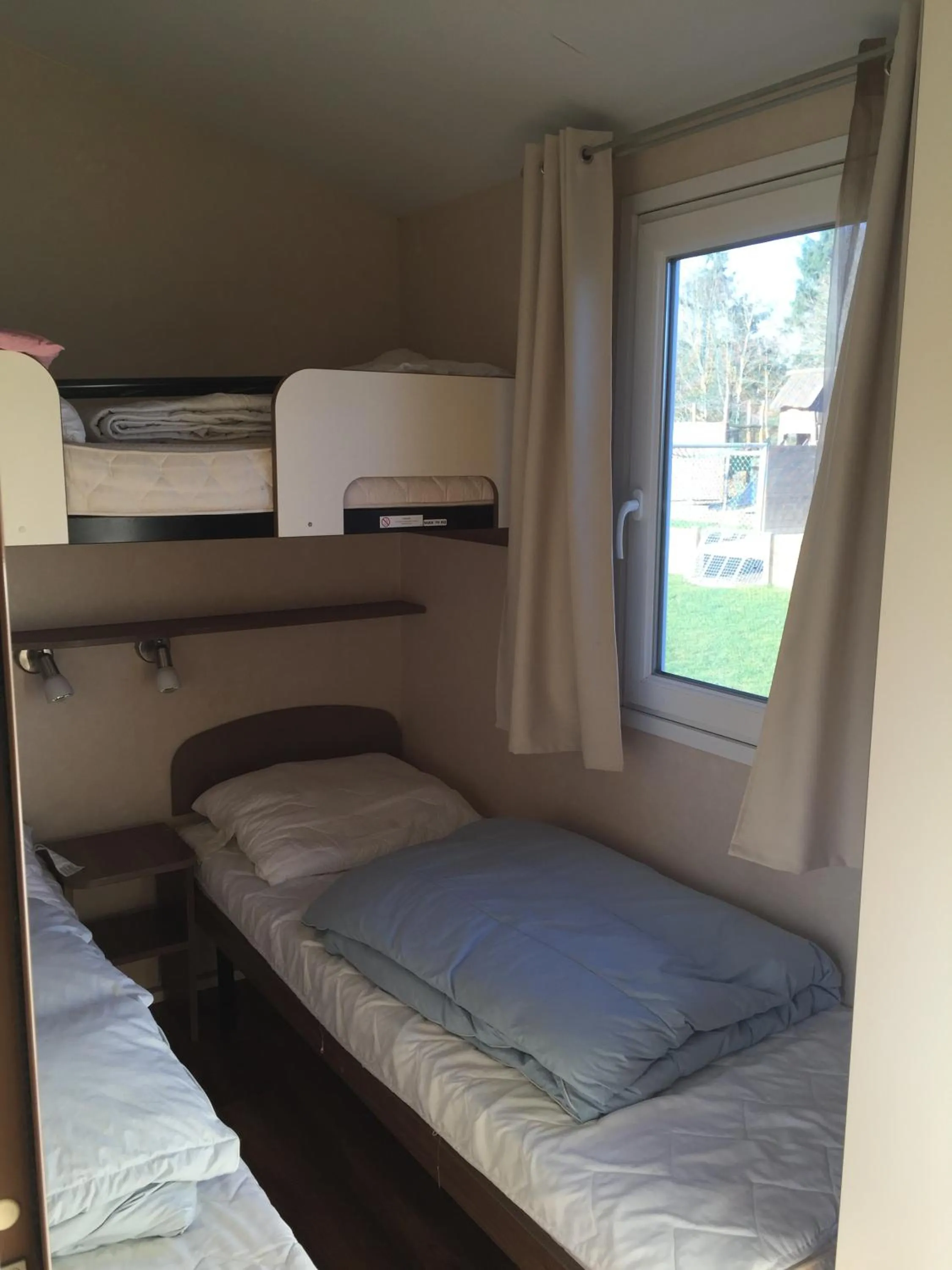 Bedroom, Bed in Vorbasse camping